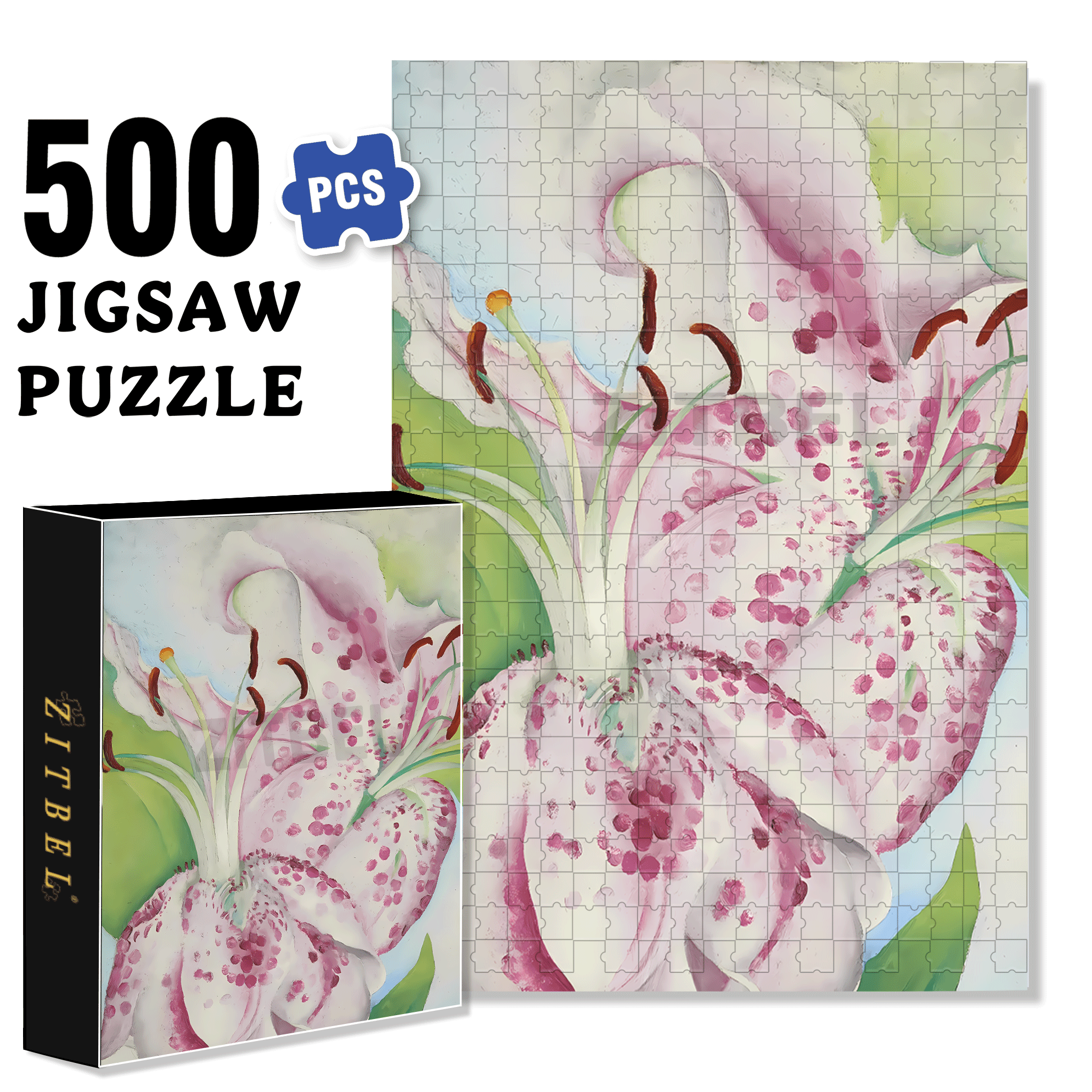The Beauty Of Nature 4 500pcs/1000pcs Jigsaw Puzzle, Scratch-Resistant, Interactive Family Game & Brain-Boosting DIY Decor, Perfect for Halloween, Christmas & New Year Gifts, Family Puzzle Game