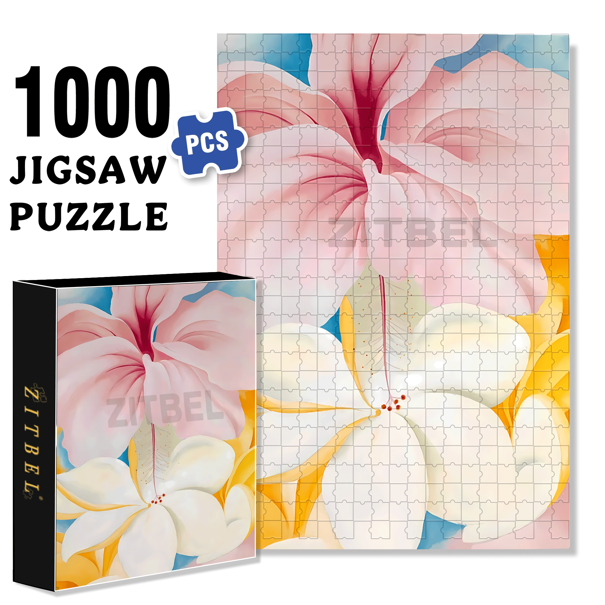 The Beauty Of Nature 5 500pcs/1000pcs Jigsaw Puzzle, Scratch-Resistant, Interactive Family Game & Brain-Boosting DIY Decor, Perfect for Halloween, Christmas & New Year Gifts, Family Puzzle Game