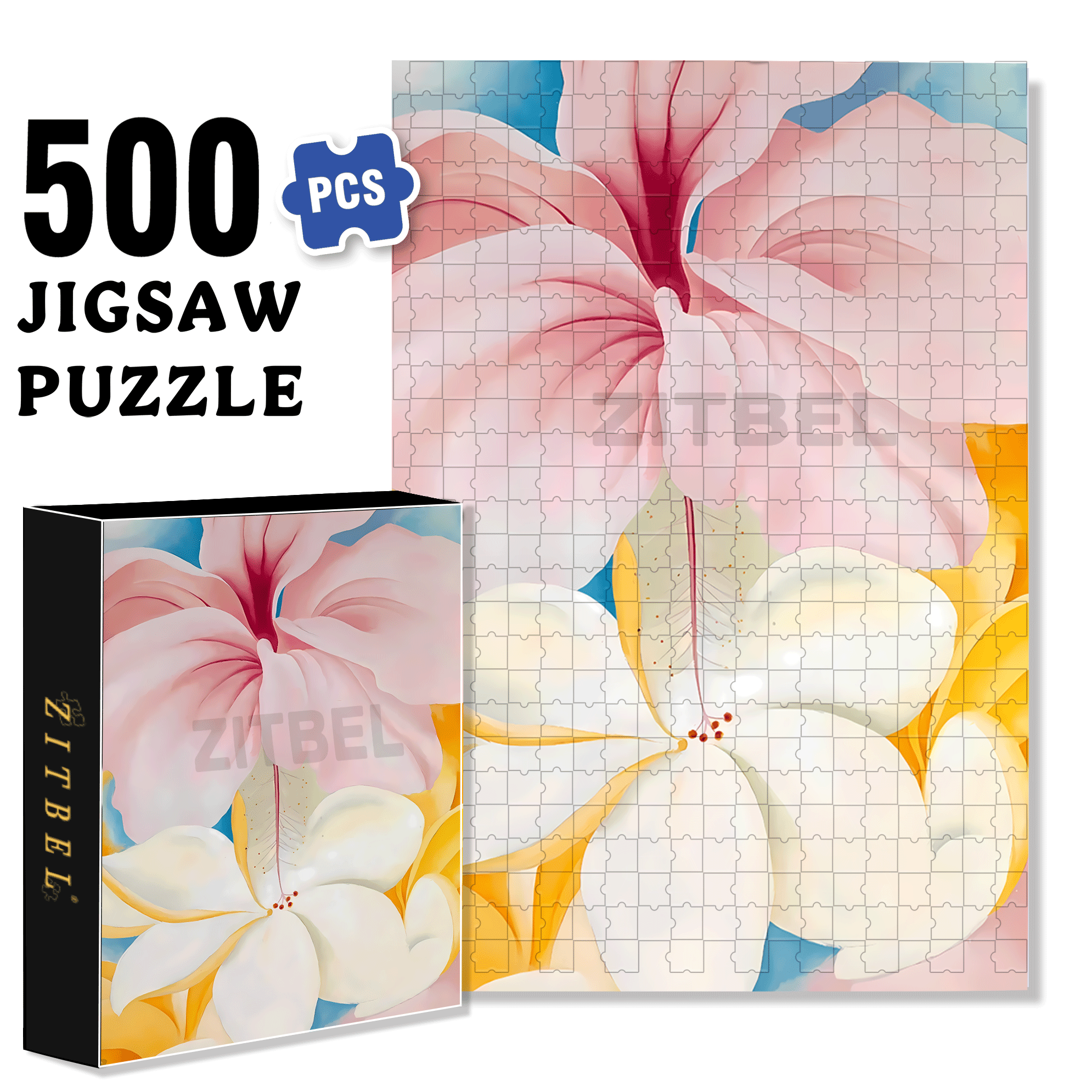 The Beauty Of Nature 5 500pcs/1000pcs Jigsaw Puzzle, Scratch-Resistant, Interactive Family Game & Brain-Boosting DIY Decor, Perfect for Halloween, Christmas & New Year Gifts, Family Puzzle Game
