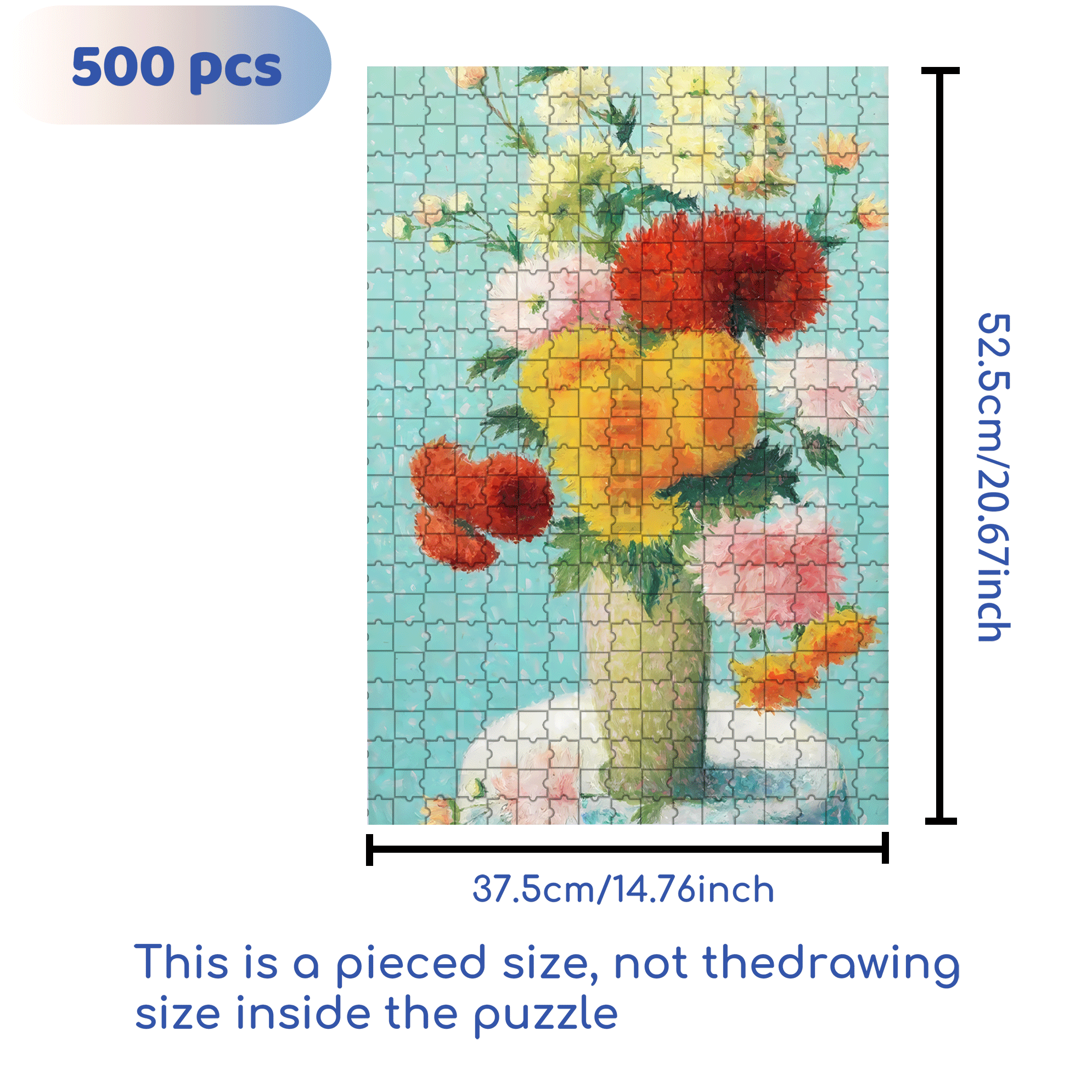 The Beauty Of Nature 6 500pcs/1000pcs Jigsaw Puzzle, Scratch-Resistant, Interactive Family Game & Brain-Boosting DIY Decor, Perfect for Halloween, Christmas & New Year Gifts, Family Puzzle Game