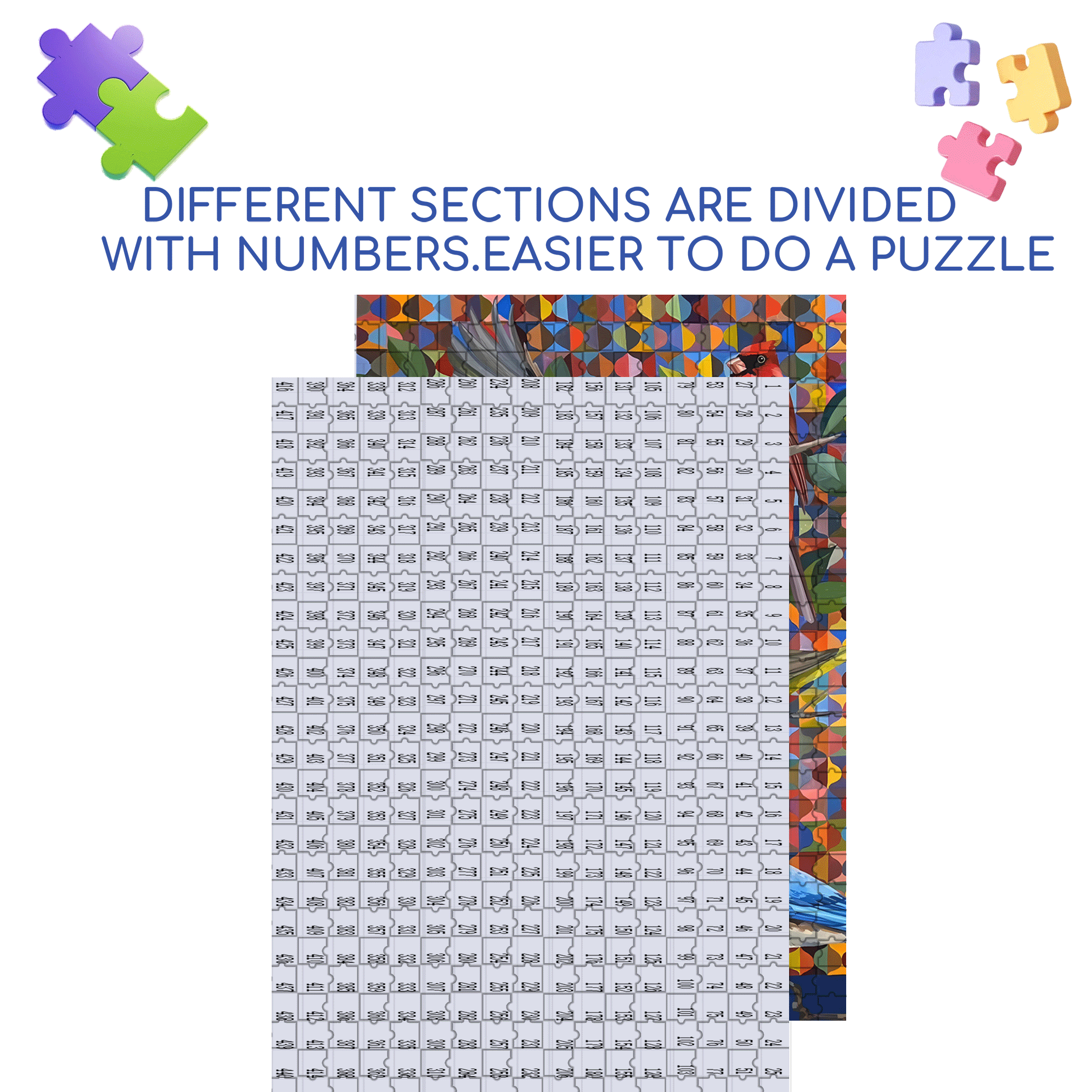 The Beauty Of Nature 8 500pcs/1000pcs Jigsaw Puzzle, Scratch-Resistant, Interactive Family Game & Brain-Boosting DIY Decor, Perfect for Halloween, Christmas & New Year Gifts, Family Puzzle Game