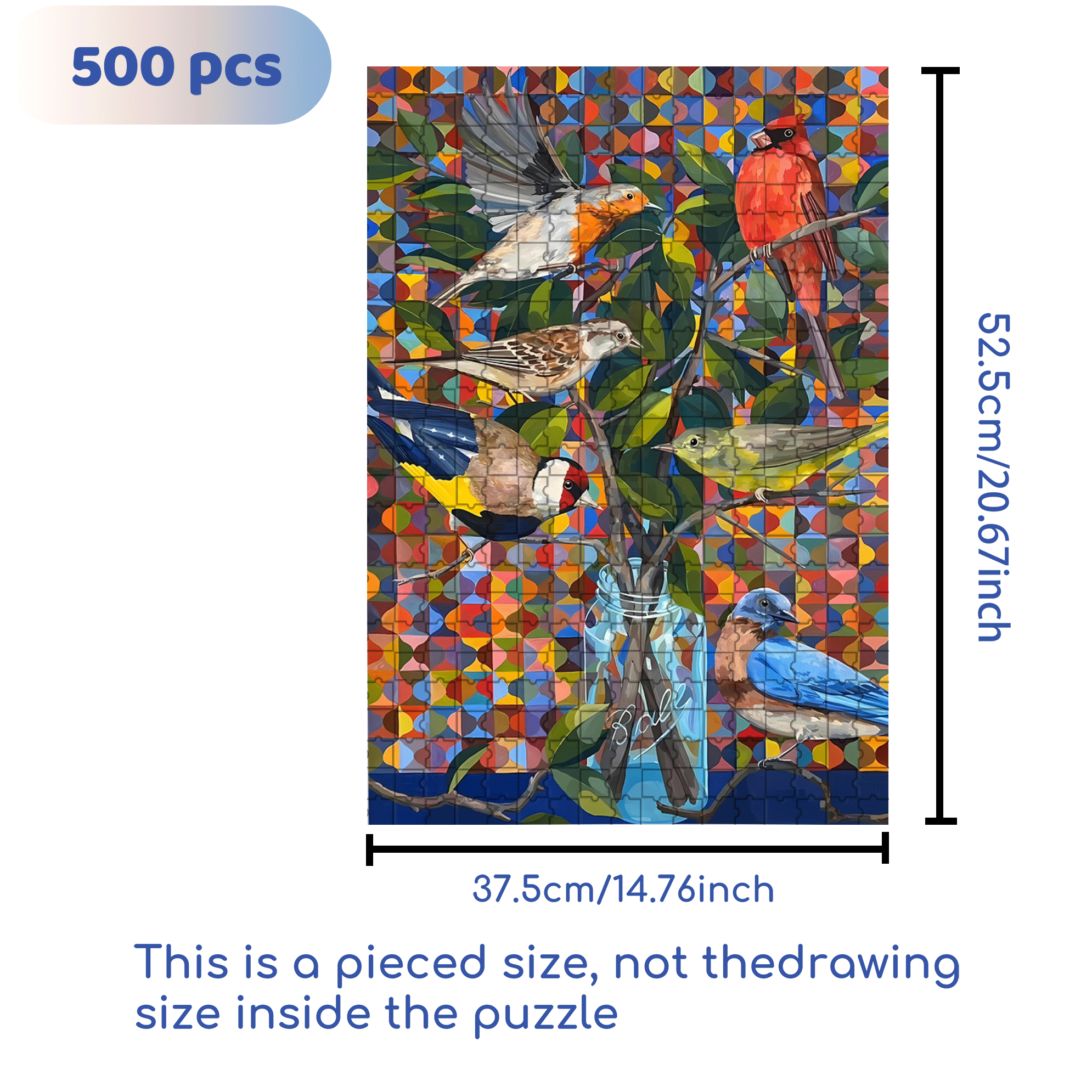 The Beauty Of Nature 8 500pcs/1000pcs Jigsaw Puzzle, Scratch-Resistant, Interactive Family Game & Brain-Boosting DIY Decor, Perfect for Halloween, Christmas & New Year Gifts, Family Puzzle Game