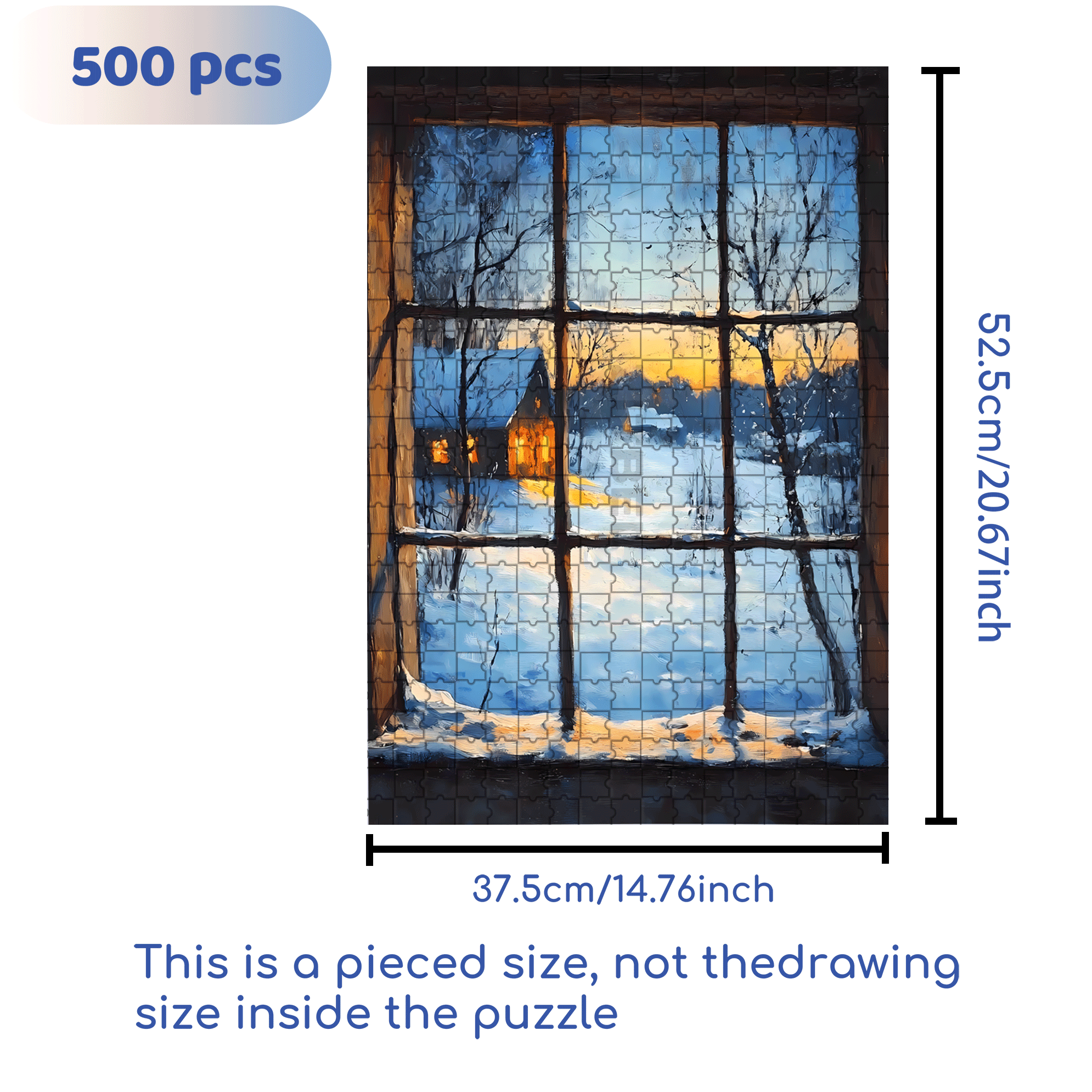 The Earth Breathes 9 500pcs/1000pcs Jigsaw Puzzle, Scratch-Resistant, Interactive Family Game & Brain-Boosting DIY Decor, Perfect for Halloween, Christmas & New Year Gifts, Family Puzzle Game