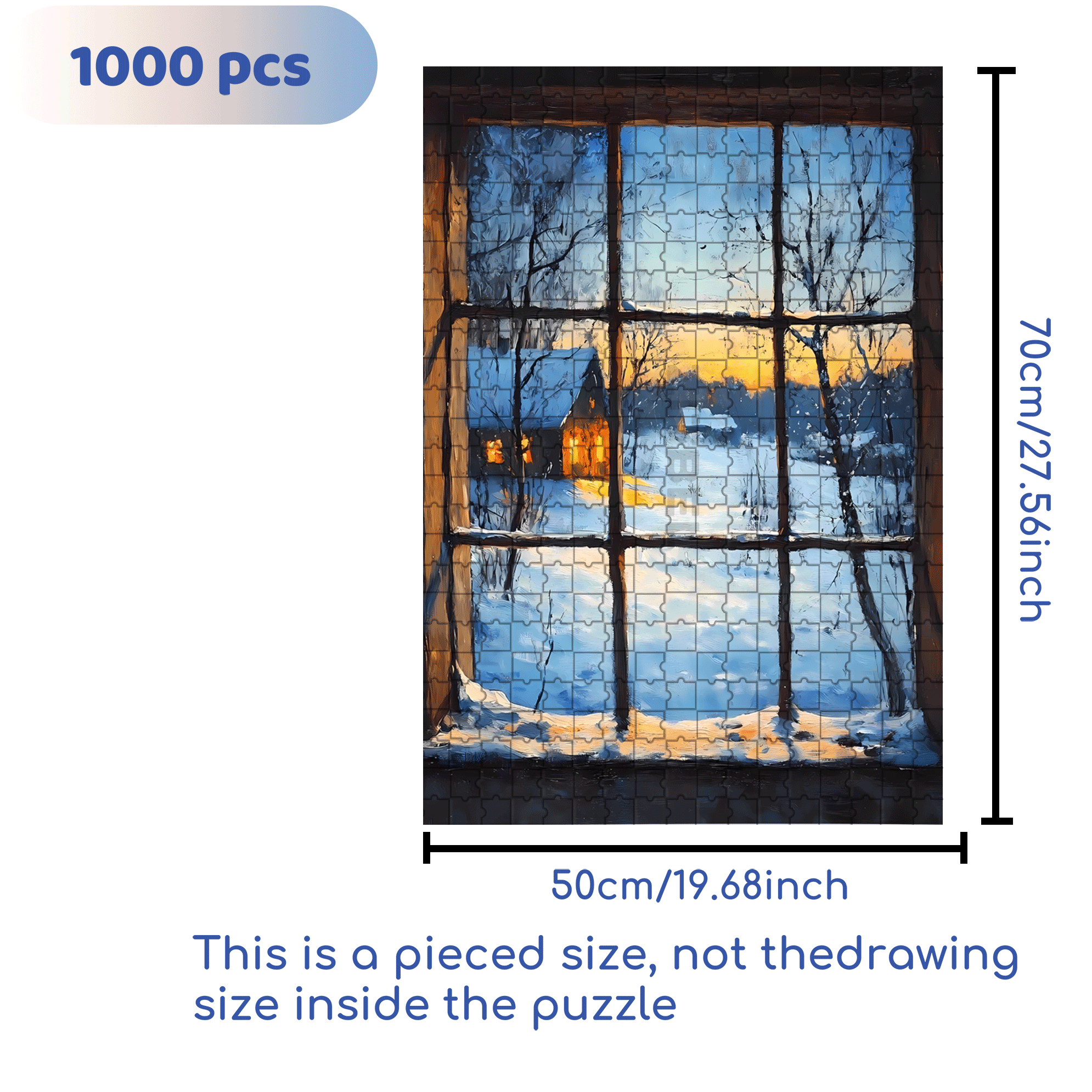The Earth Breathes 9 500pcs/1000pcs Jigsaw Puzzle, Scratch-Resistant, Interactive Family Game & Brain-Boosting DIY Decor, Perfect for Halloween, Christmas & New Year Gifts, Family Puzzle Game