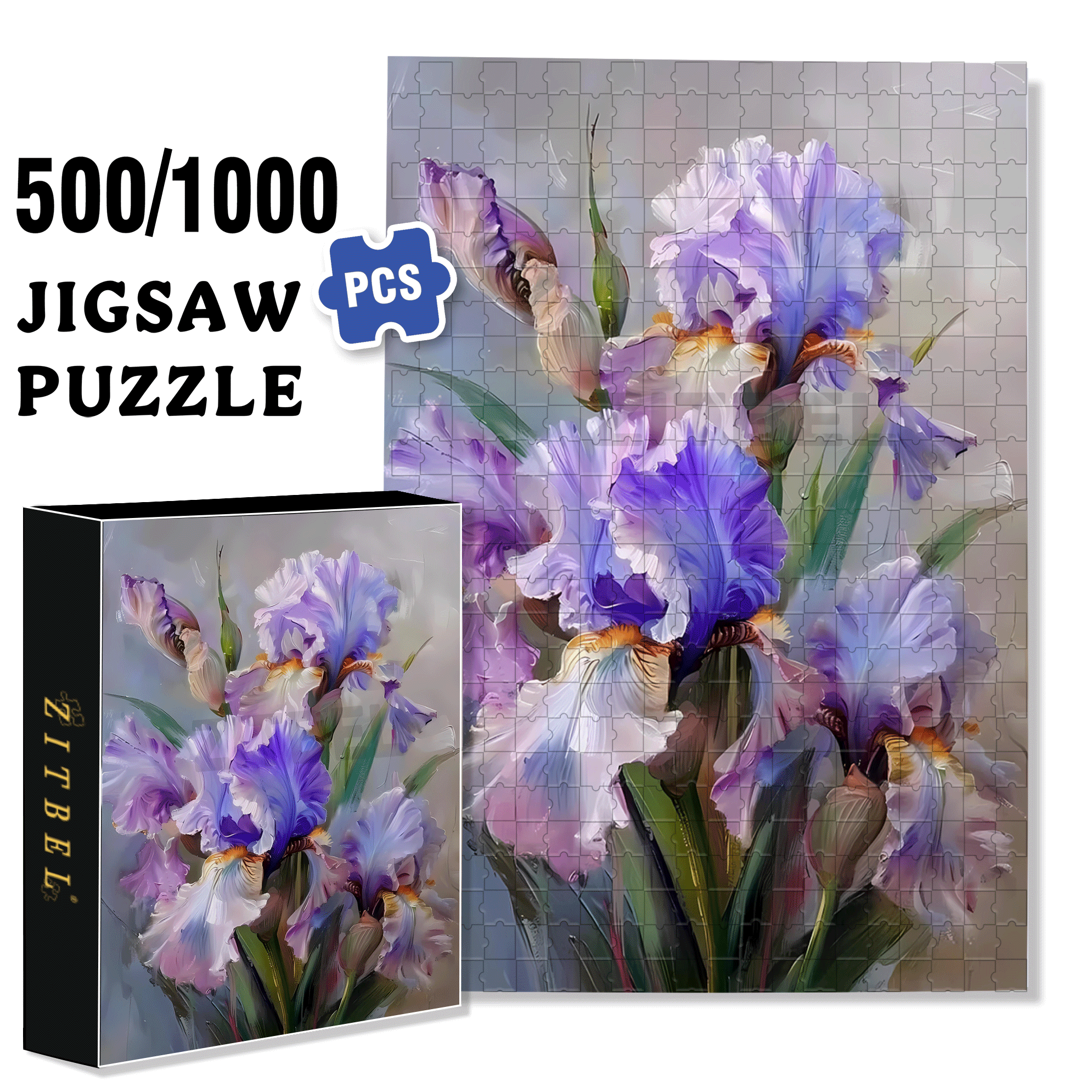 The Messenger of Good News 500pcs/1000pcs Jigsaw Puzzle, Scratch-Resistant, Interactive Family Game & Brain-Boosting DIY Decor, Perfect for Halloween, Christmas & New Year Gifts, Family Puzzle Game