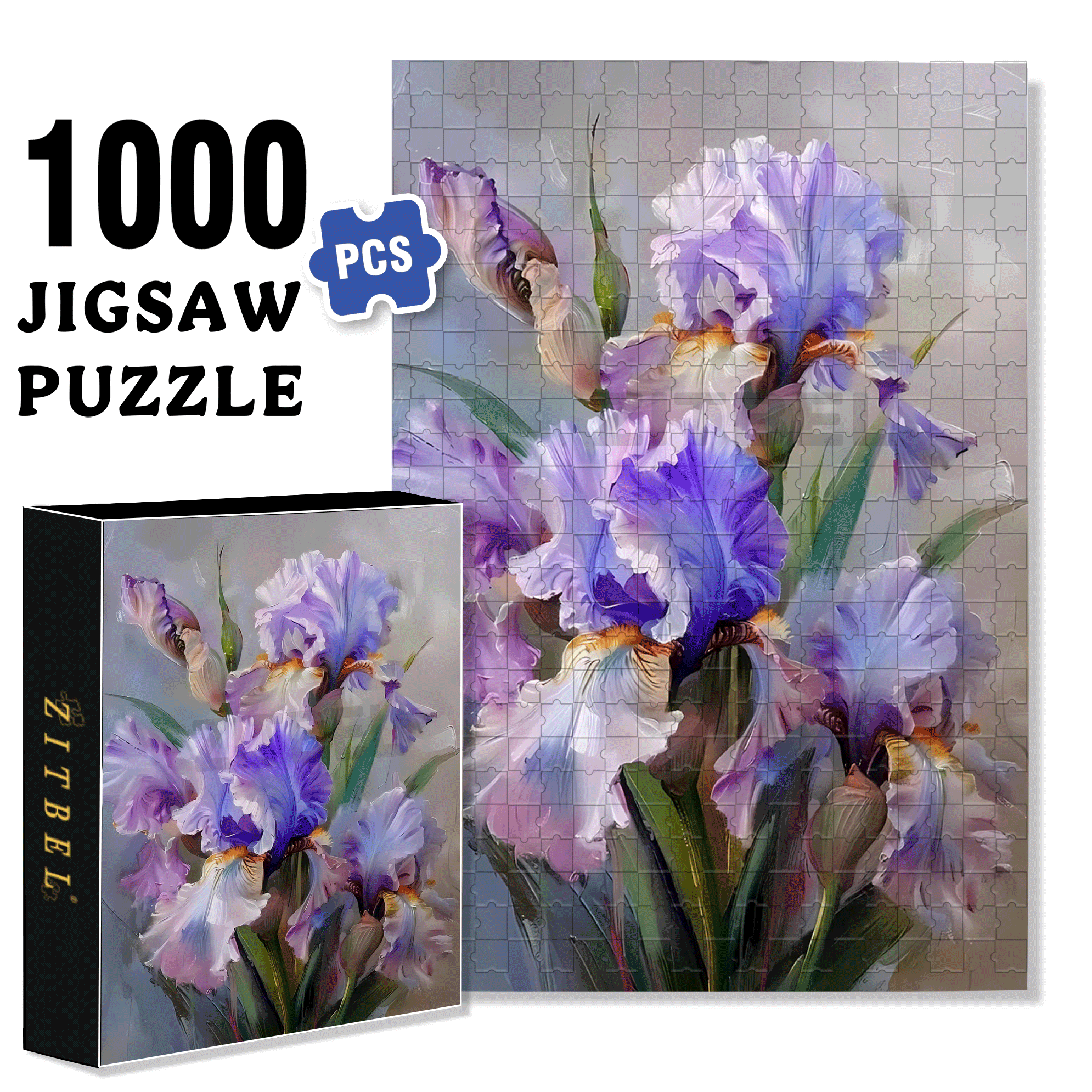 The Messenger of Good News 500pcs/1000pcs Jigsaw Puzzle, Scratch-Resistant, Interactive Family Game & Brain-Boosting DIY Decor, Perfect for Halloween, Christmas & New Year Gifts, Family Puzzle Game