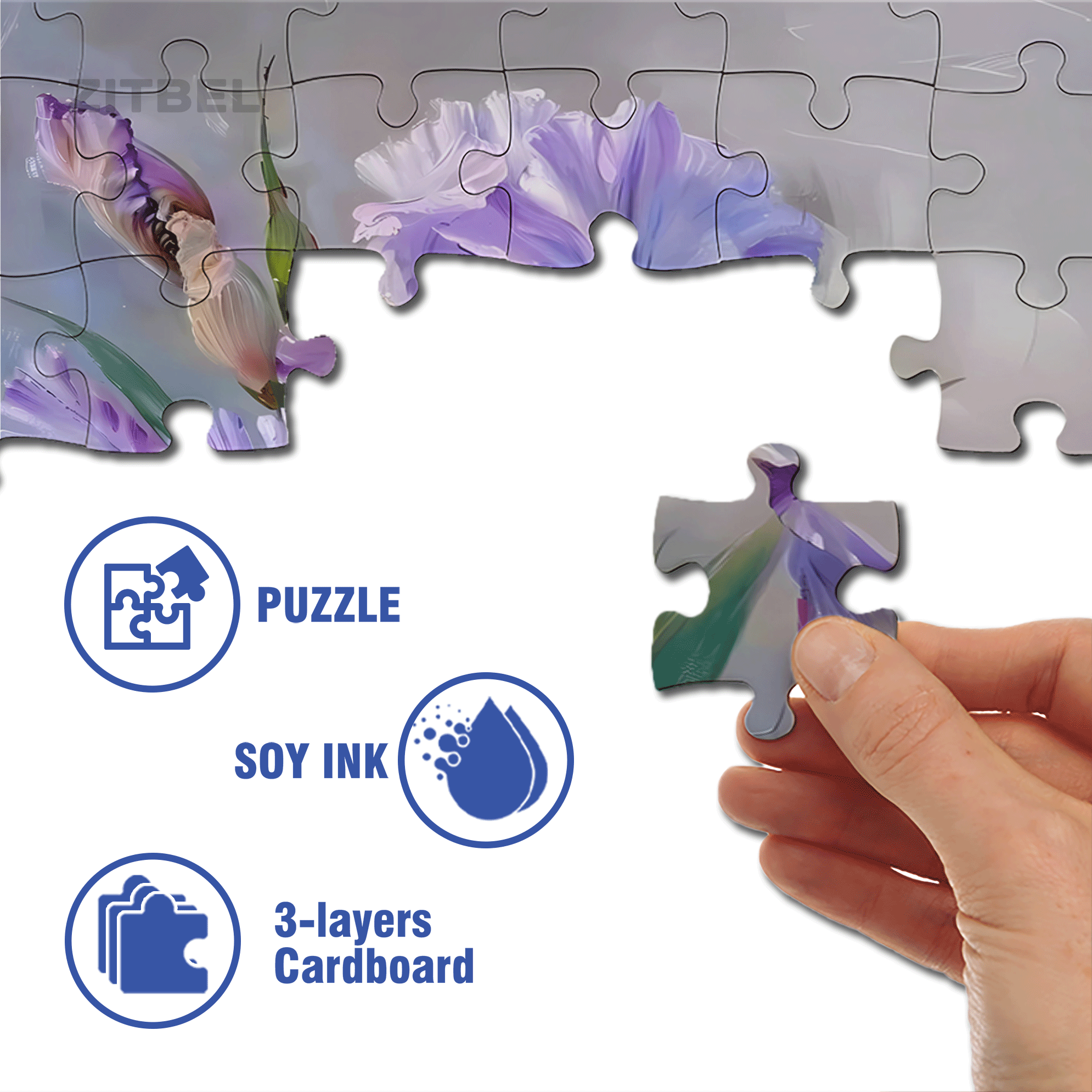 The Messenger of Good News 500pcs/1000pcs Jigsaw Puzzle, Scratch-Resistant, Interactive Family Game & Brain-Boosting DIY Decor, Perfect for Halloween, Christmas & New Year Gifts, Family Puzzle Game
