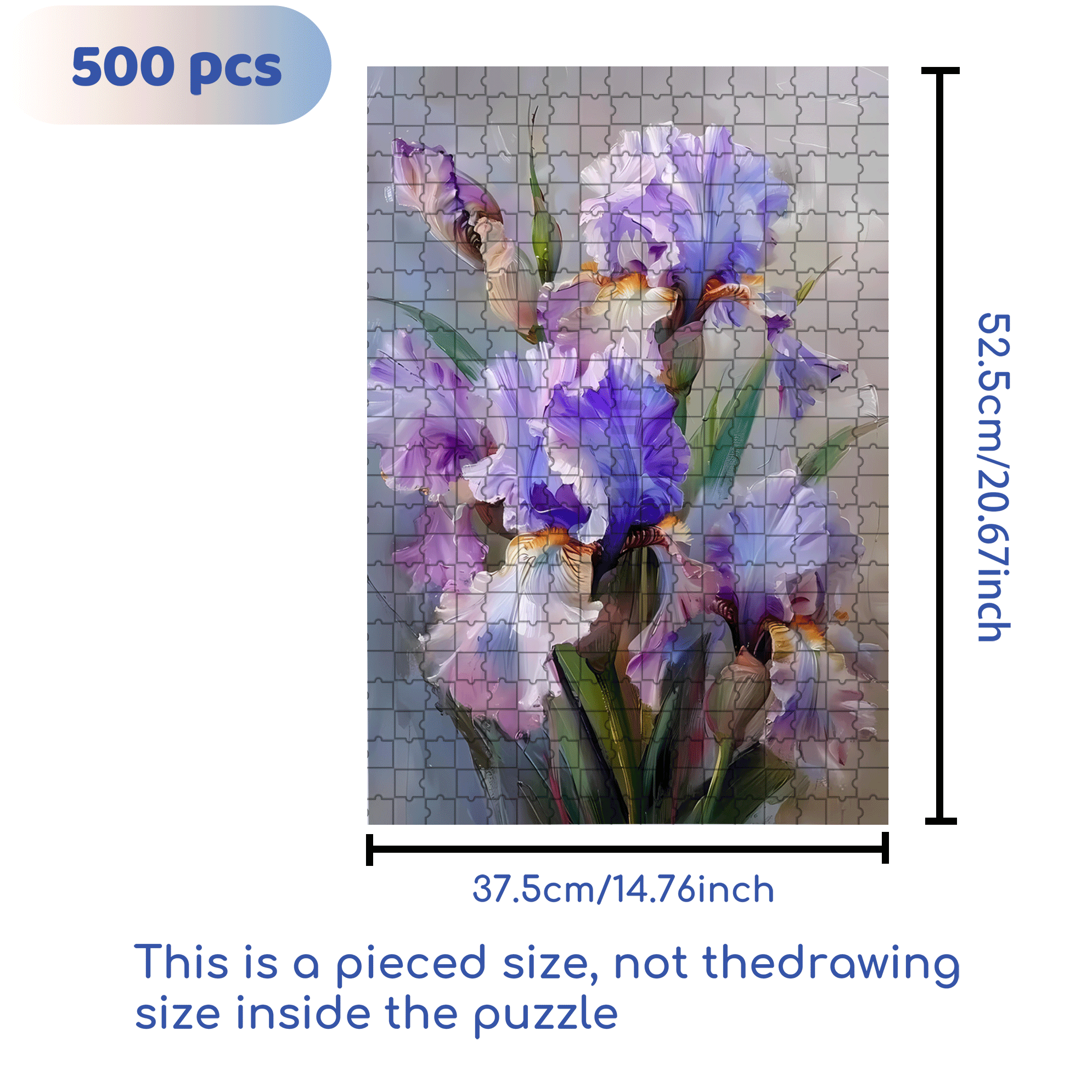 The Messenger of Good News 500pcs/1000pcs Jigsaw Puzzle, Scratch-Resistant, Interactive Family Game & Brain-Boosting DIY Decor, Perfect for Halloween, Christmas & New Year Gifts, Family Puzzle Game