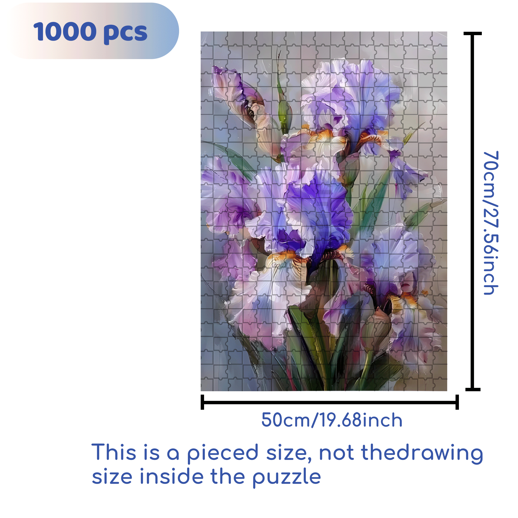 The Messenger of Good News 500pcs/1000pcs Jigsaw Puzzle, Scratch-Resistant, Interactive Family Game & Brain-Boosting DIY Decor, Perfect for Halloween, Christmas & New Year Gifts, Family Puzzle Game
