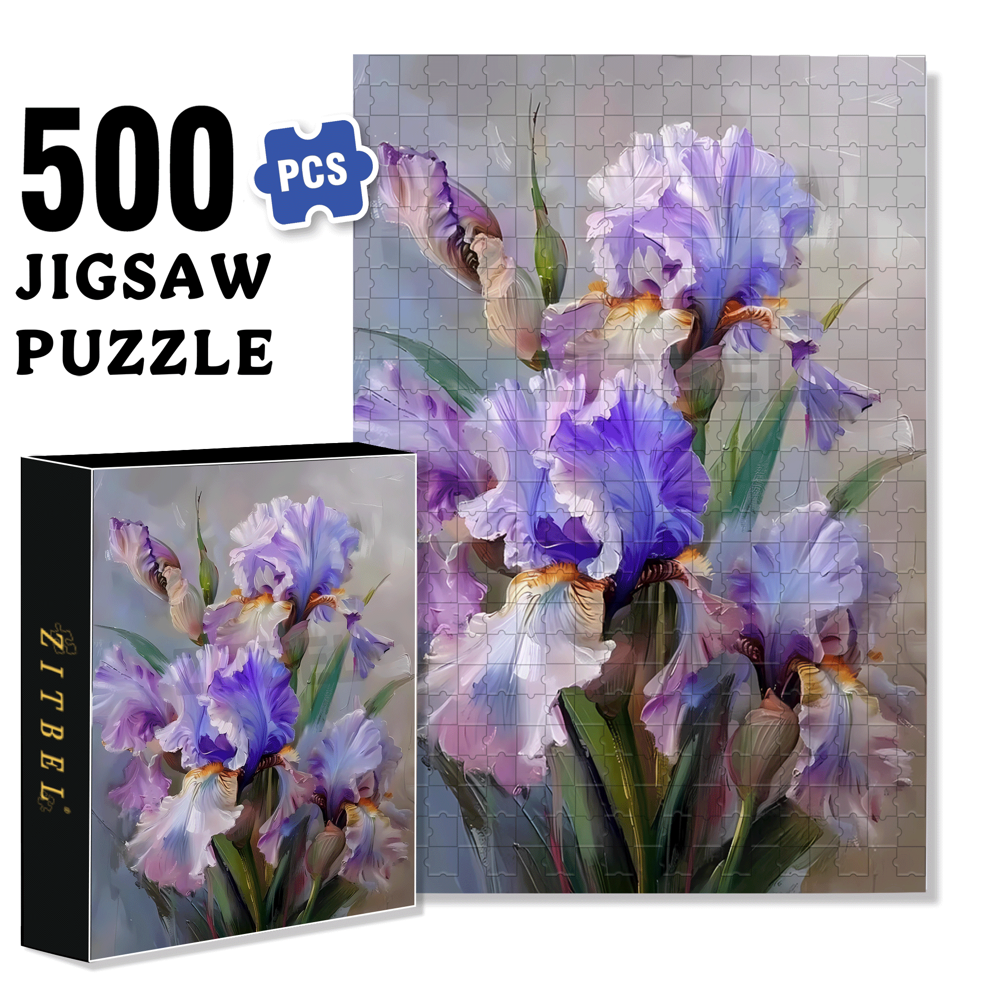 The Messenger of Good News 500pcs/1000pcs Jigsaw Puzzle, Scratch-Resistant, Interactive Family Game & Brain-Boosting DIY Decor, Perfect for Halloween, Christmas & New Year Gifts, Family Puzzle Game