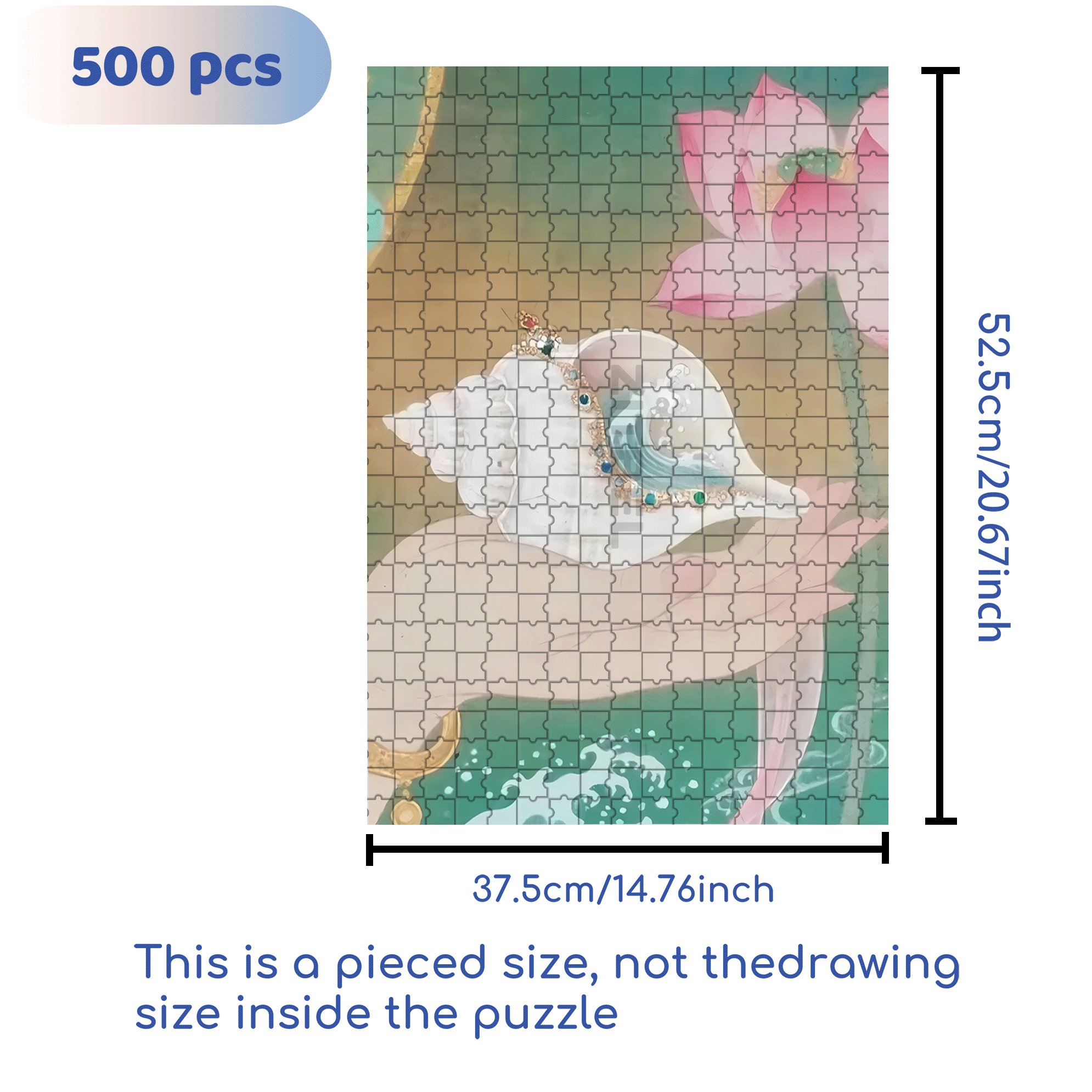 The Poet Who Tells Stories with a Brush 500pcs/1000pcs Jigsaw Puzzle, Scratch-Resistant, Interactive Family Game & Brain-Boosting DIY Decor, Perfect for Halloween, Christmas & New Year Gifts, Family Puzzle Game