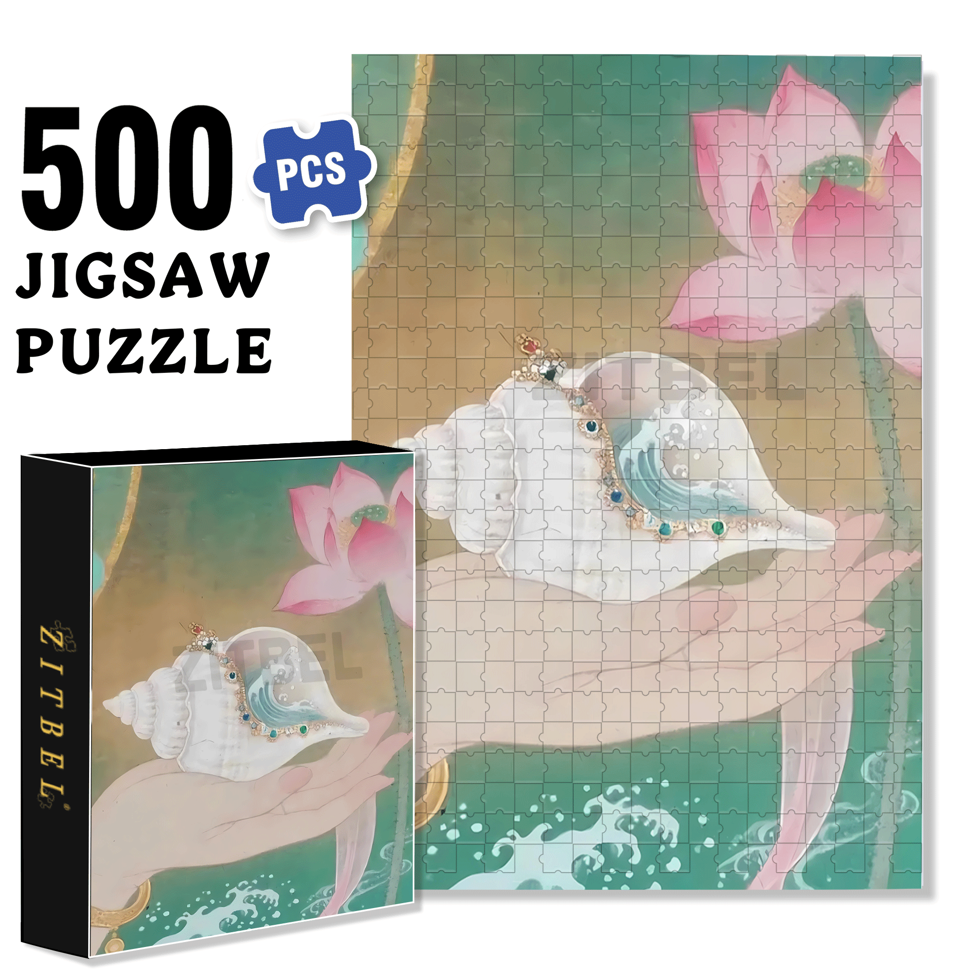 The Poet Who Tells Stories with a Brush 500pcs/1000pcs Jigsaw Puzzle, Scratch-Resistant, Interactive Family Game & Brain-Boosting DIY Decor, Perfect for Halloween, Christmas & New Year Gifts, Family Puzzle Game