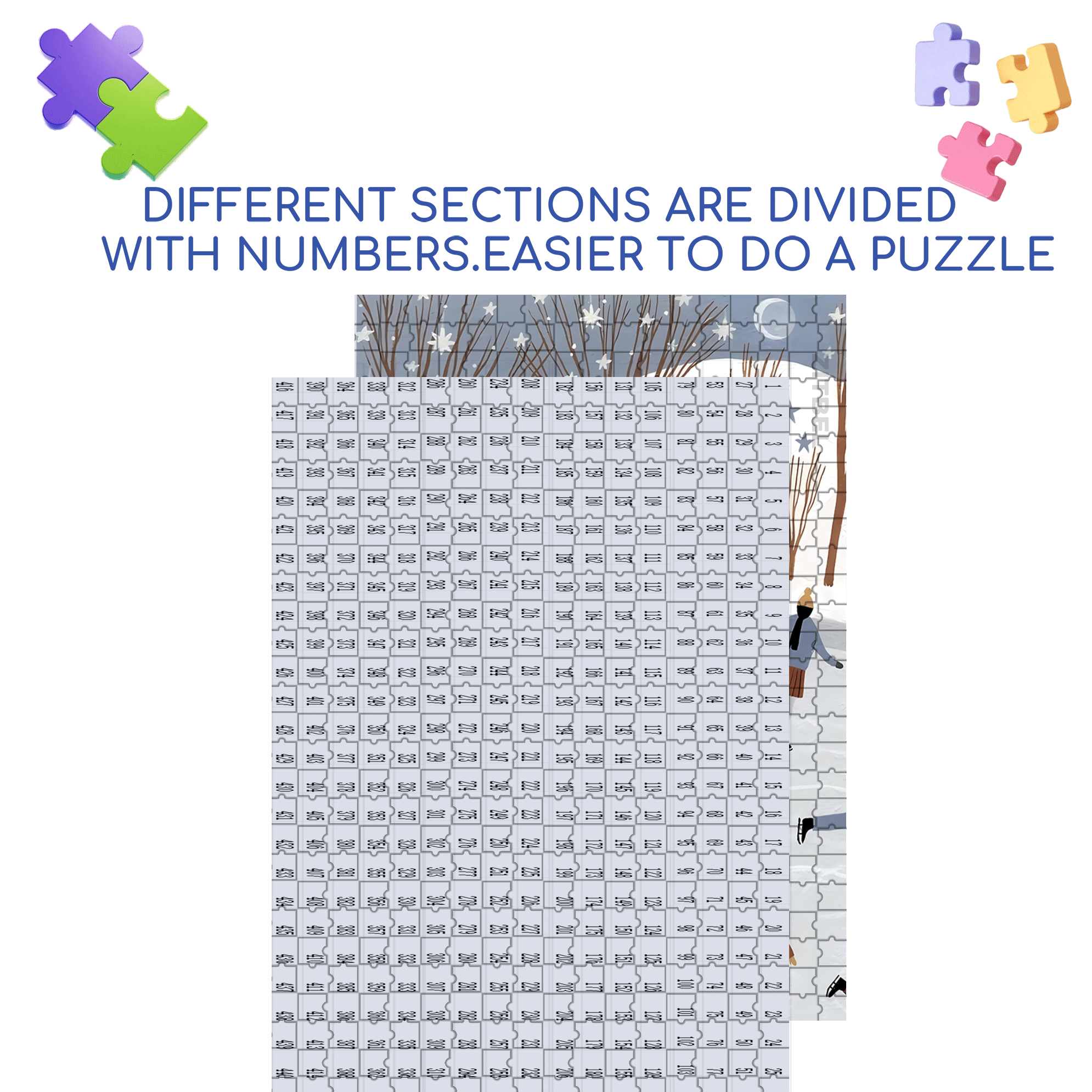 Touchable Slow Life 25 500pcs/1000pcs Jigsaw Puzzle, Scratch-Resistant, Interactive Family Game & Brain-Boosting DIY Decor, Perfect for Halloween, Christmas & New Year Gifts, Family Puzzle Game