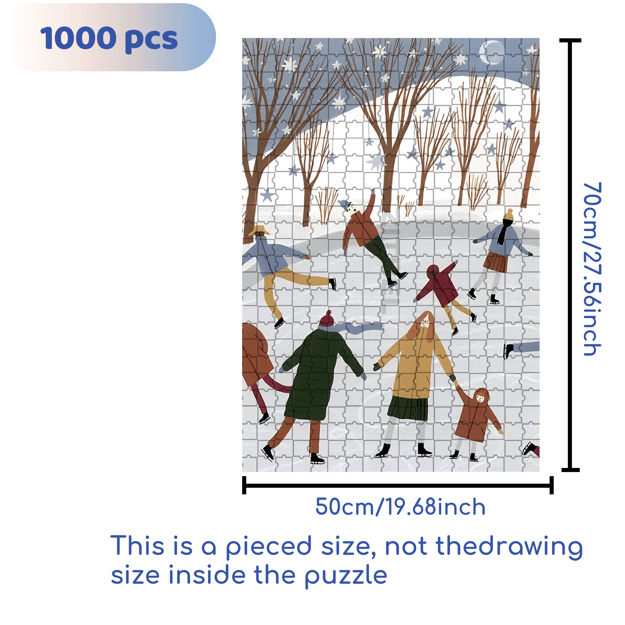 Touchable Slow Life 25 500pcs/1000pcs Jigsaw Puzzle, Scratch-Resistant, Interactive Family Game & Brain-Boosting DIY Decor, Perfect for Halloween, Christmas & New Year Gifts, Family Puzzle Game