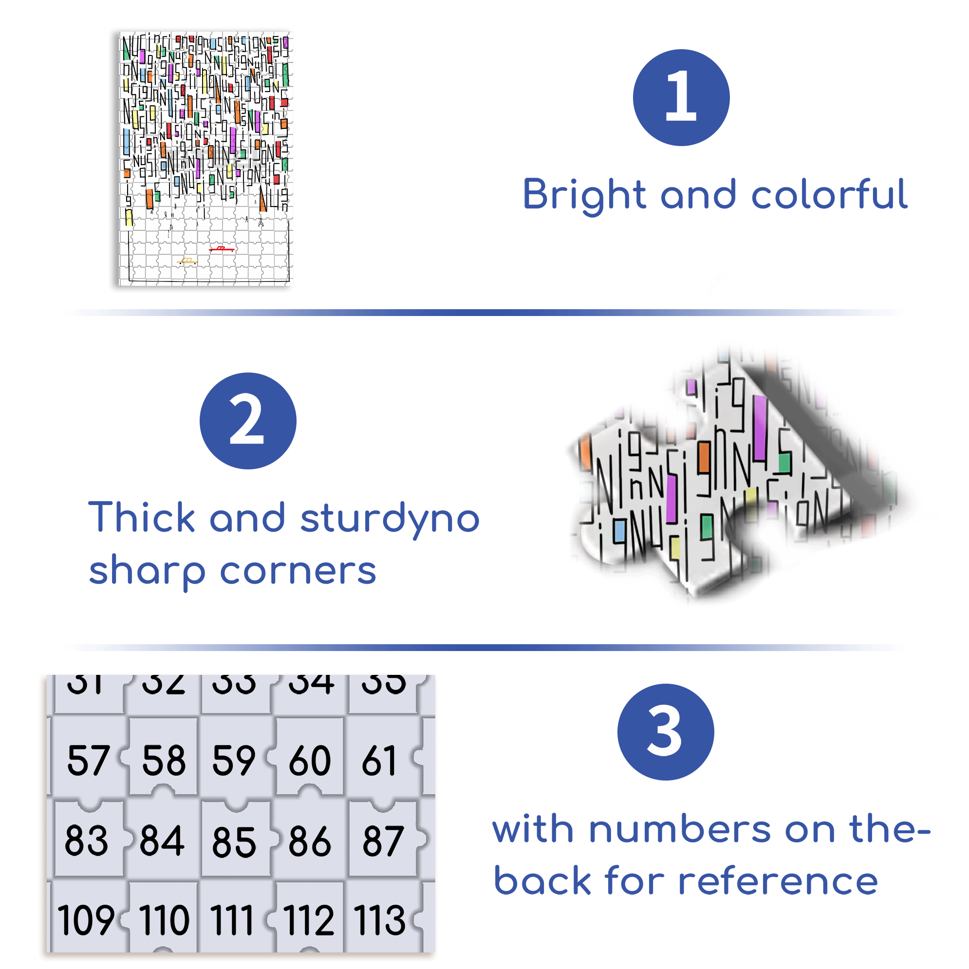 A City Filled With Words 500pcs/1000pcs Jigsaw Puzzle, Scratch-Resistant, Interactive Family Game & Brain-Boosting DIY Decor, Perfect for Halloween, Christmas & New Year Gifts, Family Puzzle Game