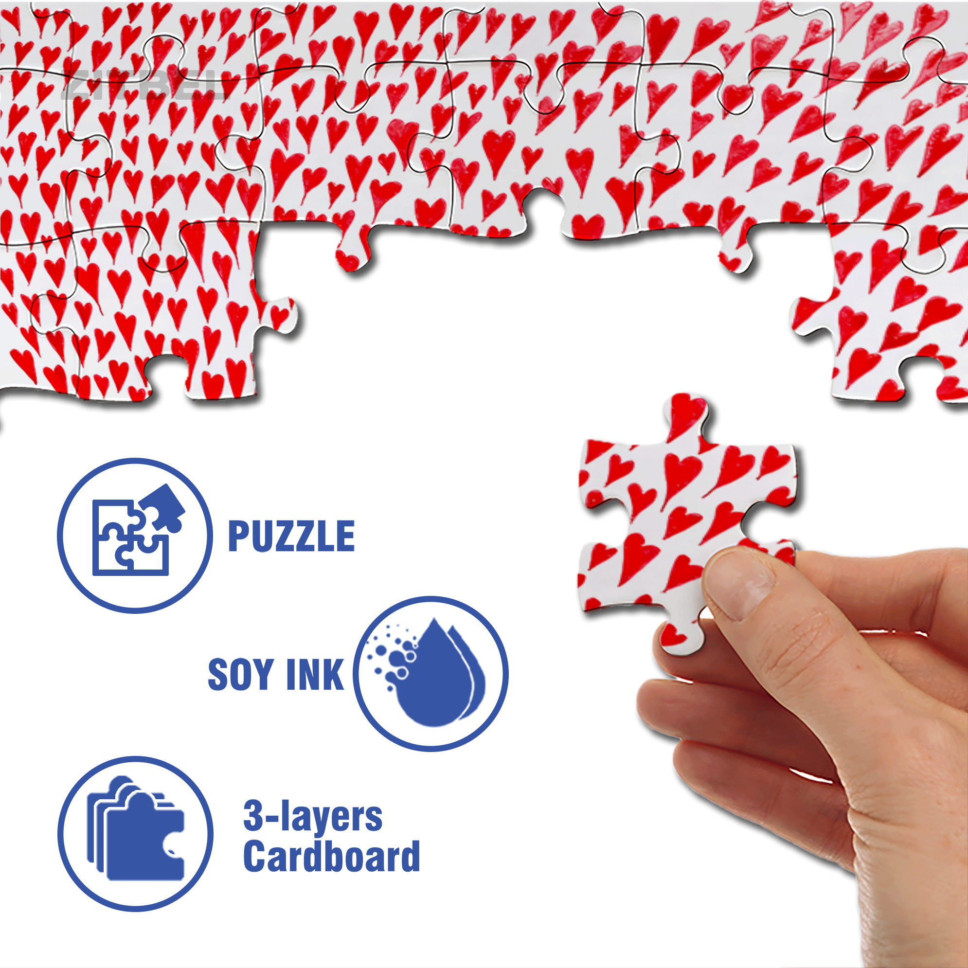 A Soft Hearted God 500pcs/1000pcs Jigsaw Puzzle, Scratch-Resistant, Interactive Family Game & Brain-Boosting DIY Decor, Perfect for Halloween, Christmas & New Year Gifts, Family Puzzle Game