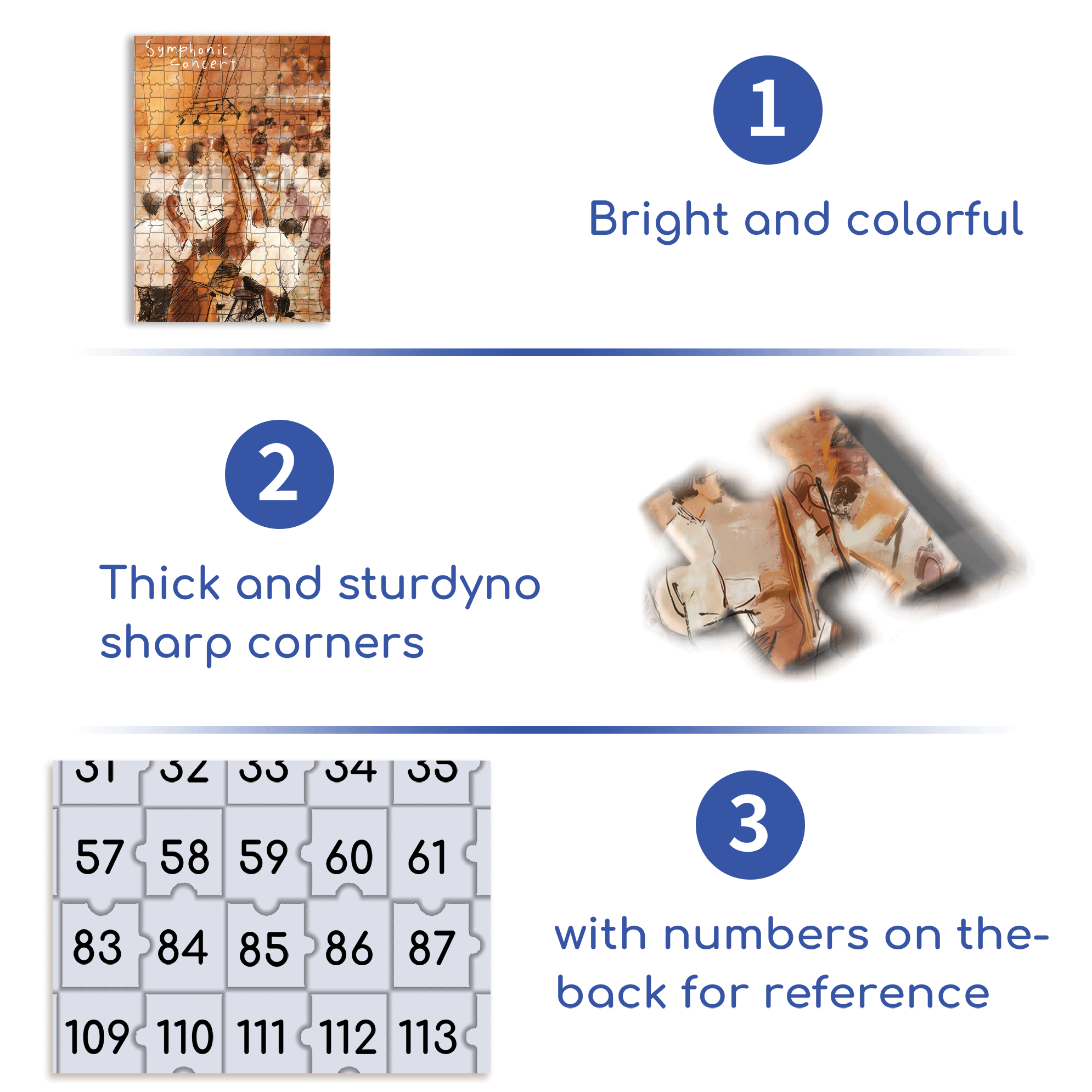 At The Concert 2 500pcs/1000pcs Jigsaw Puzzle, Scratch-Resistant, Interactive Family Game & Brain-Boosting DIY Decor, Perfect for Halloween, Christmas & New Year Gifts, Family Puzzle Game