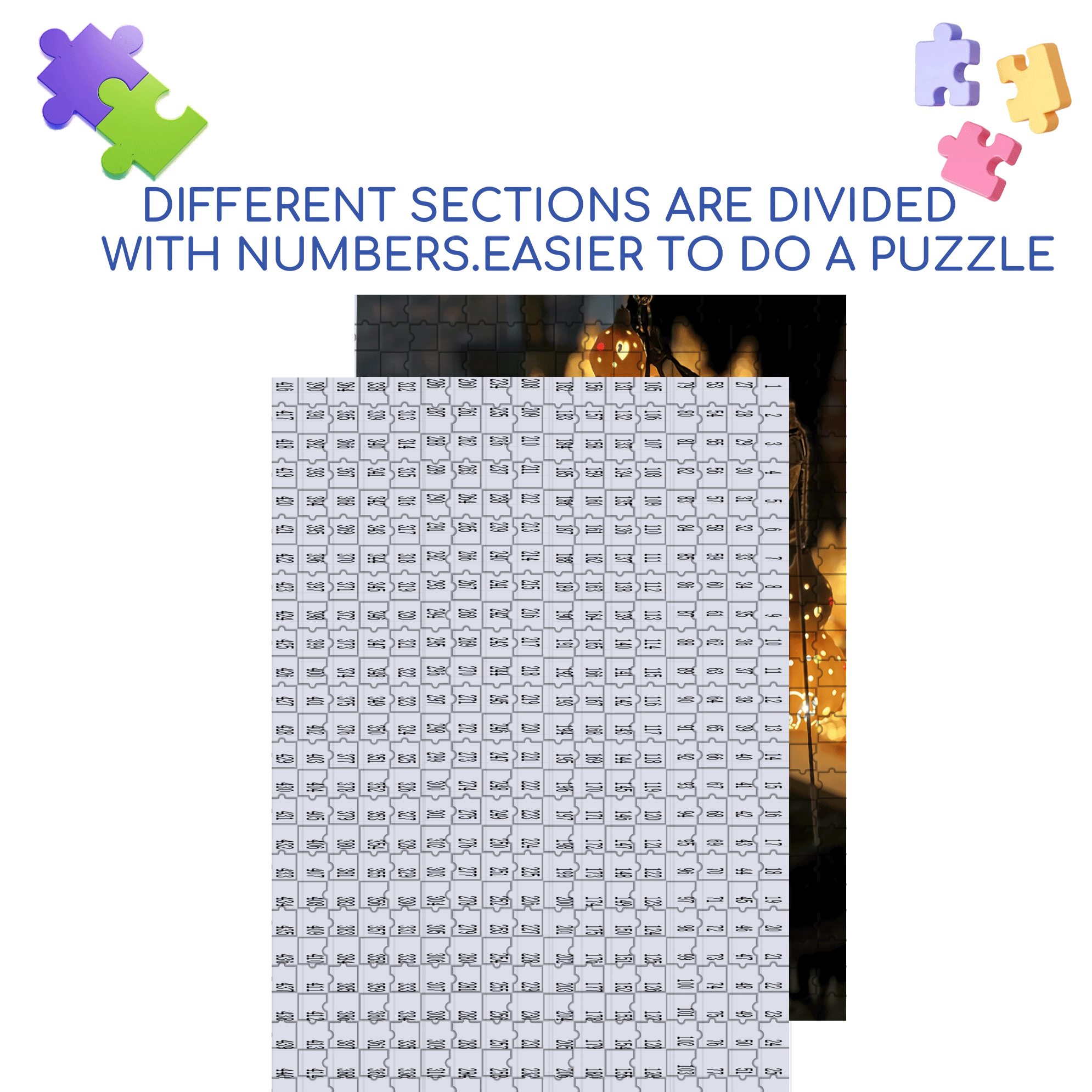 Bring In Wealth And Treasures 500pcs/1000pcs Jigsaw Puzzle, Scratch-Resistant, Interactive Family Game & Brain-Boosting DIY Decor, Perfect for Halloween, Christmas & New Year Gifts, Family Puzzle Game