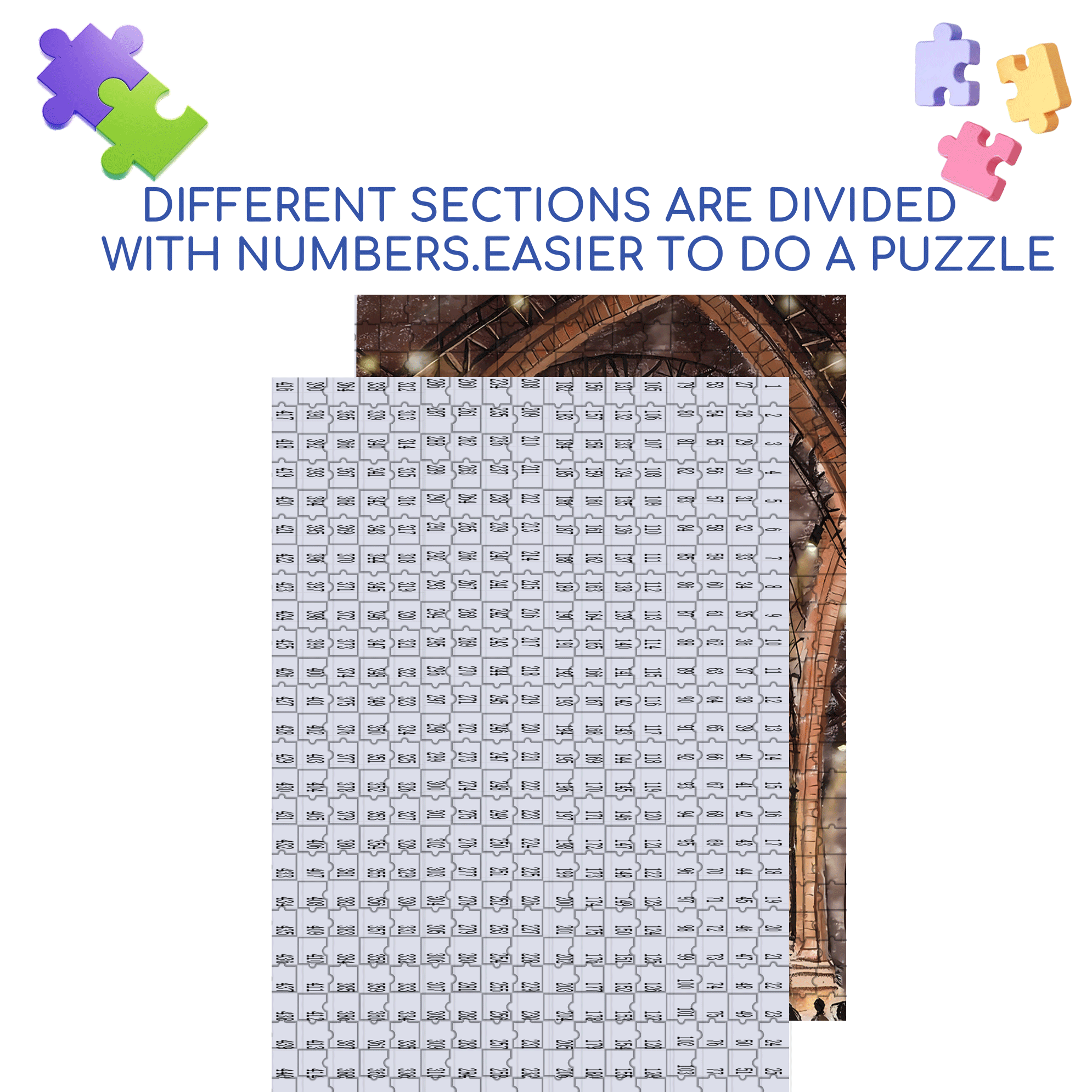 Concert In The Church 500pcs/1000pcs Jigsaw Puzzle, Scratch-Resistant, Interactive Family Game & Brain-Boosting DIY Decor, Perfect for Halloween, Christmas & New Year Gifts, Family Puzzle Game