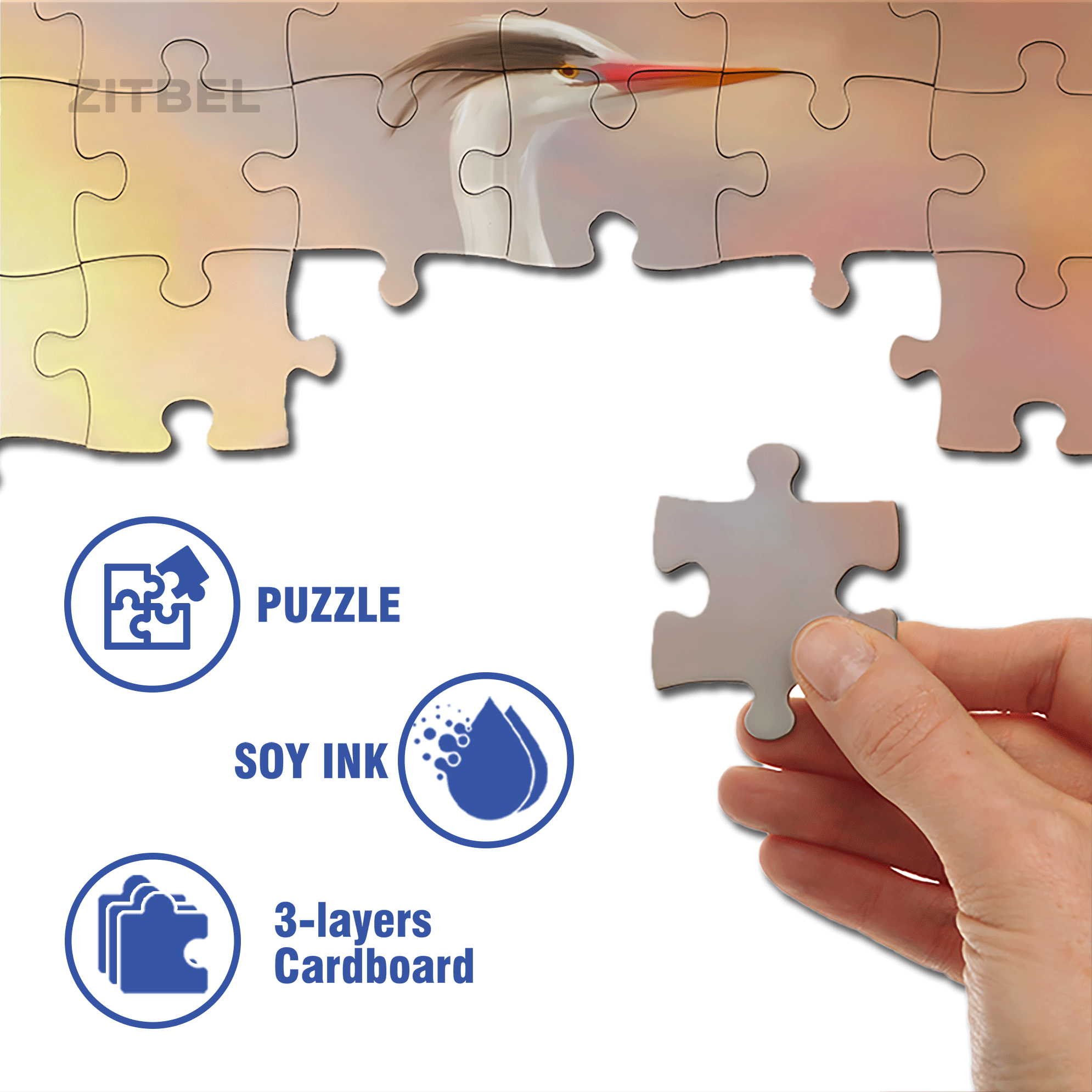 Inspiration Fragments 3 500pcs/1000pcs Jigsaw Puzzle, Scratch-Resistant, Interactive Family Game & Brain-Boosting DIY Decor, Perfect for Halloween, Christmas & New Year Gifts, Family Puzzle Game