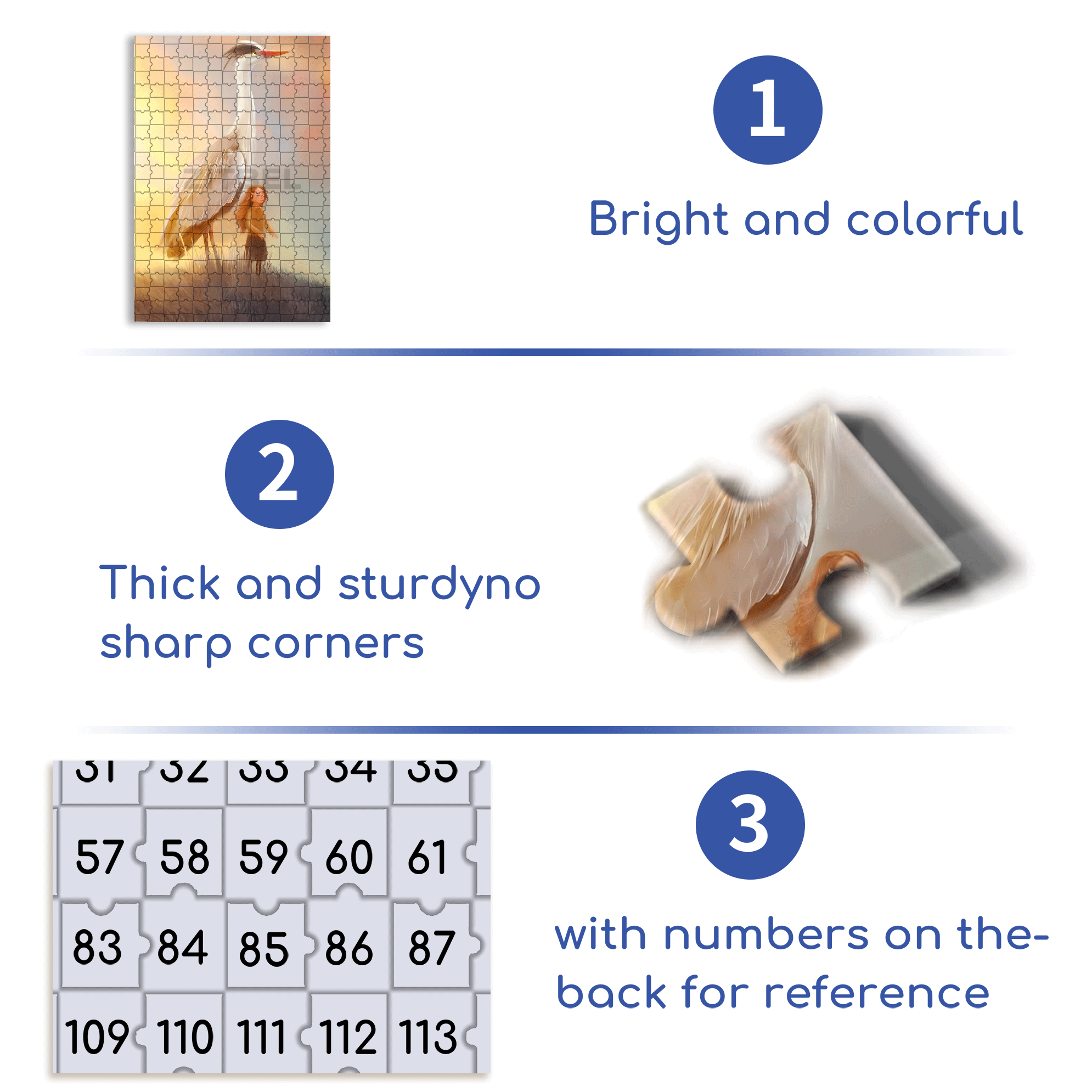 Inspiration Fragments 3 500pcs/1000pcs Jigsaw Puzzle, Scratch-Resistant, Interactive Family Game & Brain-Boosting DIY Decor, Perfect for Halloween, Christmas & New Year Gifts, Family Puzzle Game