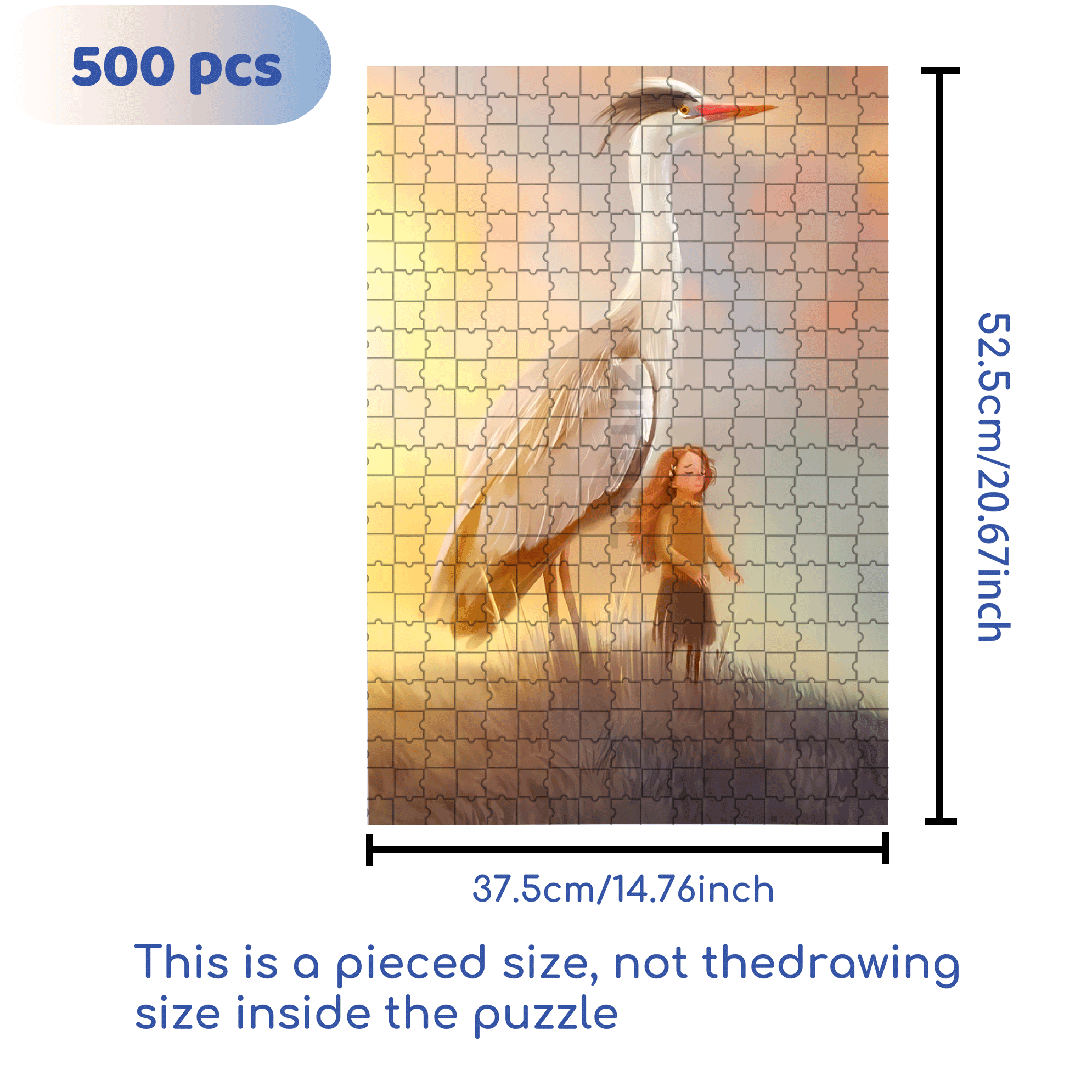 Inspiration Fragments 3 500pcs/1000pcs Jigsaw Puzzle, Scratch-Resistant, Interactive Family Game & Brain-Boosting DIY Decor, Perfect for Halloween, Christmas & New Year Gifts, Family Puzzle Game