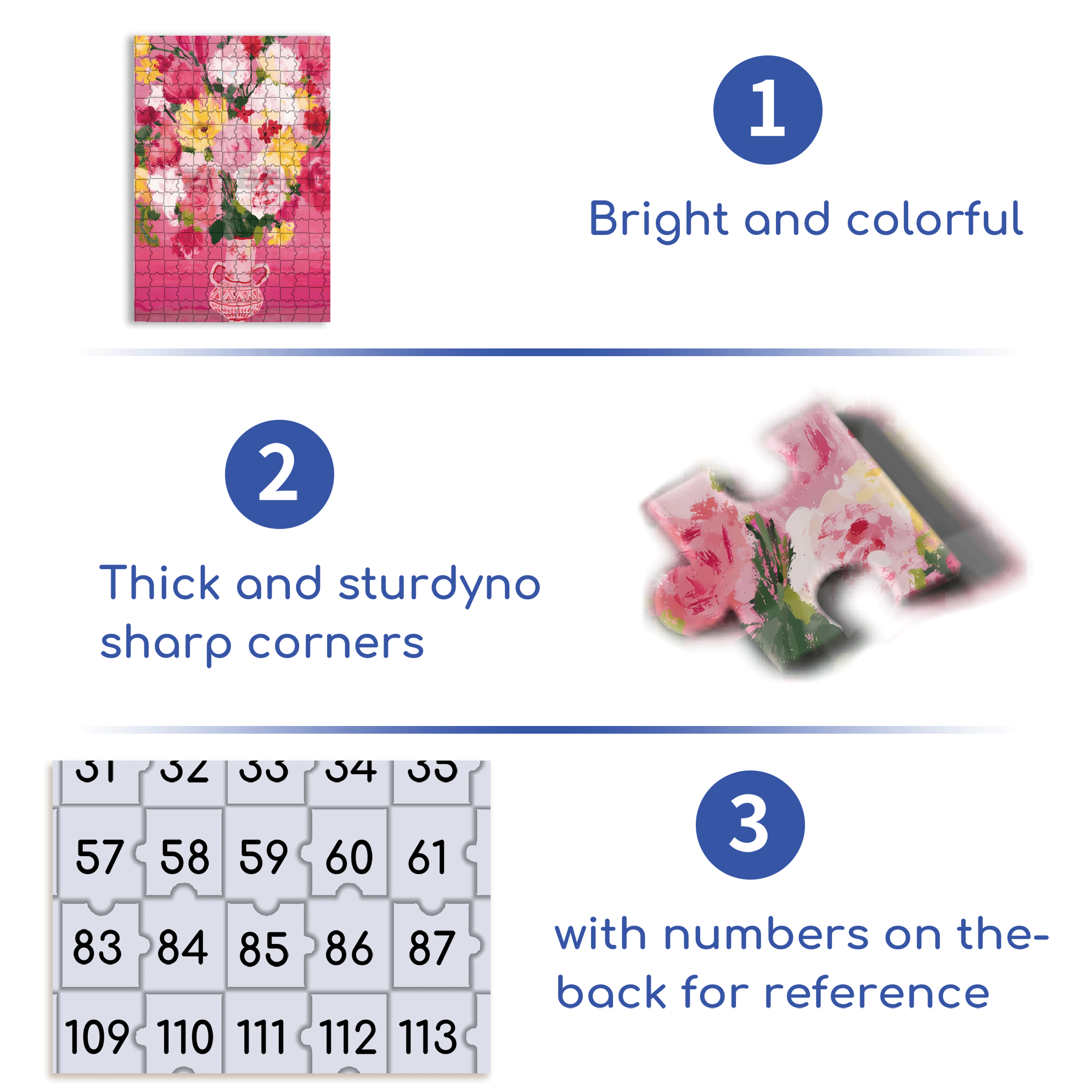 The First Bouquet Of Flowers In Spring 2 500pcs/1000pcs Jigsaw Puzzle, Scratch-Resistant, Interactive Family Game & Brain-Boosting DIY Decor, Perfect for Halloween, Christmas & New Year Gifts, Family Puzzle Game