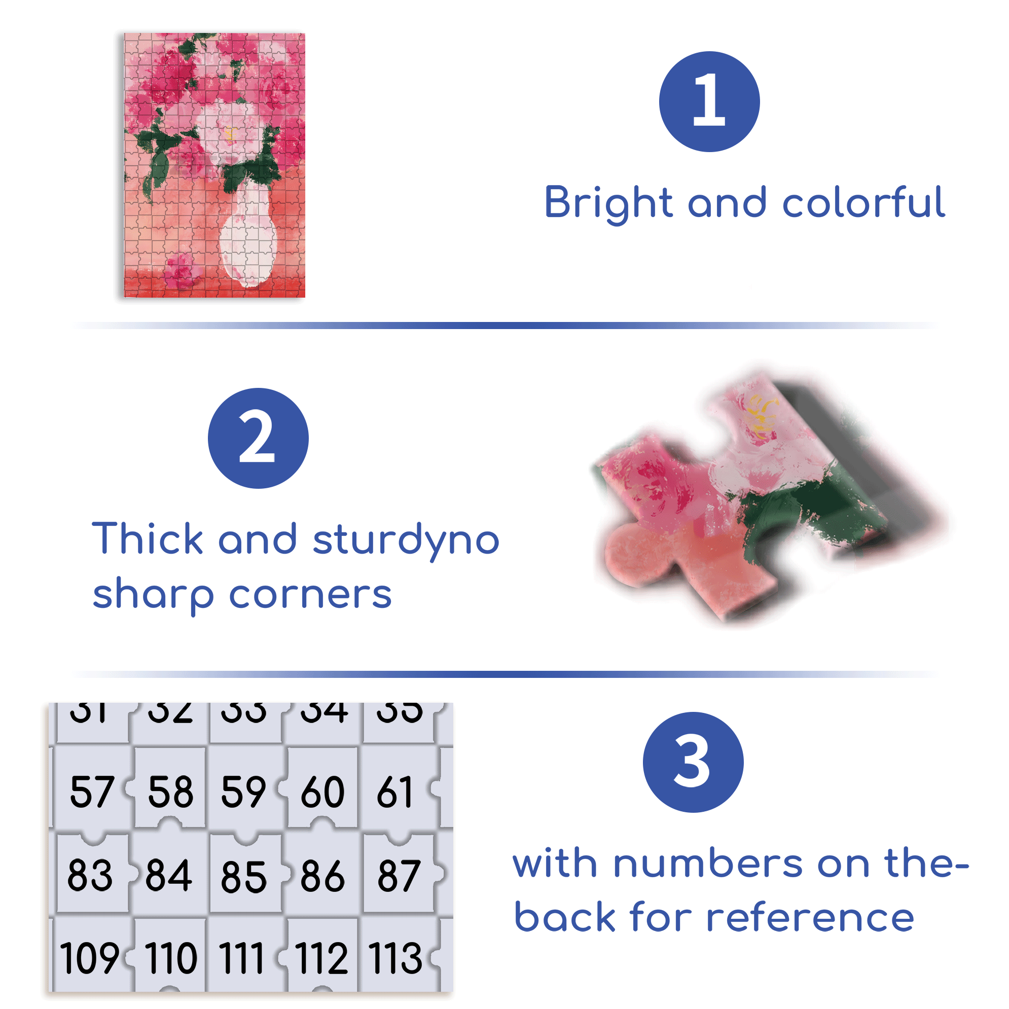 The First Bouquet Of Flowers In Spring 500pcs/1000pcs Jigsaw Puzzle, Scratch-Resistant, Interactive Family Game & Brain-Boosting DIY Decor, Perfect for Halloween, Christmas & New Year Gifts, Family Puzzle Game