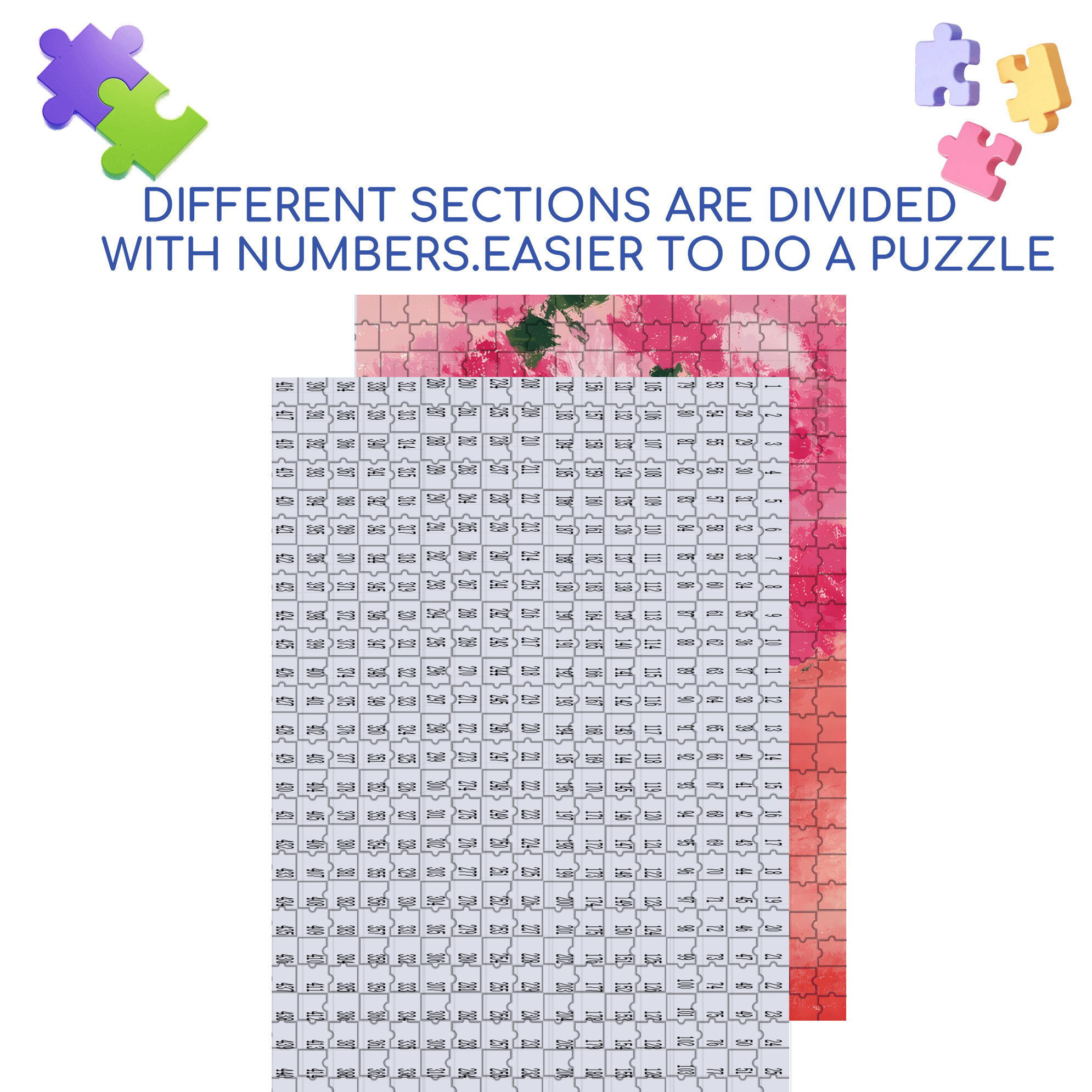 The First Bouquet Of Flowers In Spring 500pcs/1000pcs Jigsaw Puzzle, Scratch-Resistant, Interactive Family Game & Brain-Boosting DIY Decor, Perfect for Halloween, Christmas & New Year Gifts, Family Puzzle Game