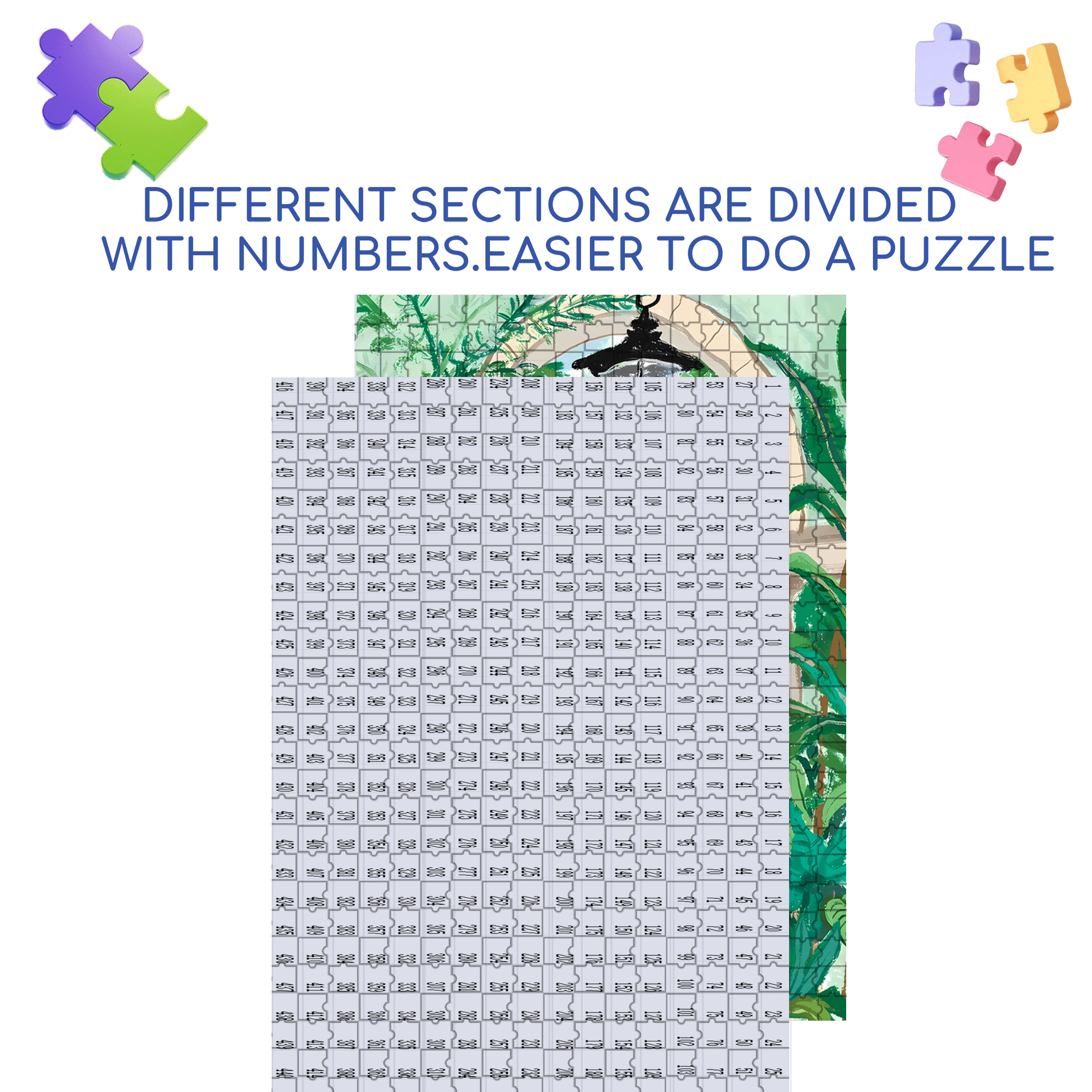The Perfect Holiday 500pcs/1000pcs Jigsaw Puzzle, Scratch-Resistant, Interactive Family Game & Brain-Boosting DIY Decor, Perfect for Halloween, Christmas & New Year Gifts, Family Puzzle Game