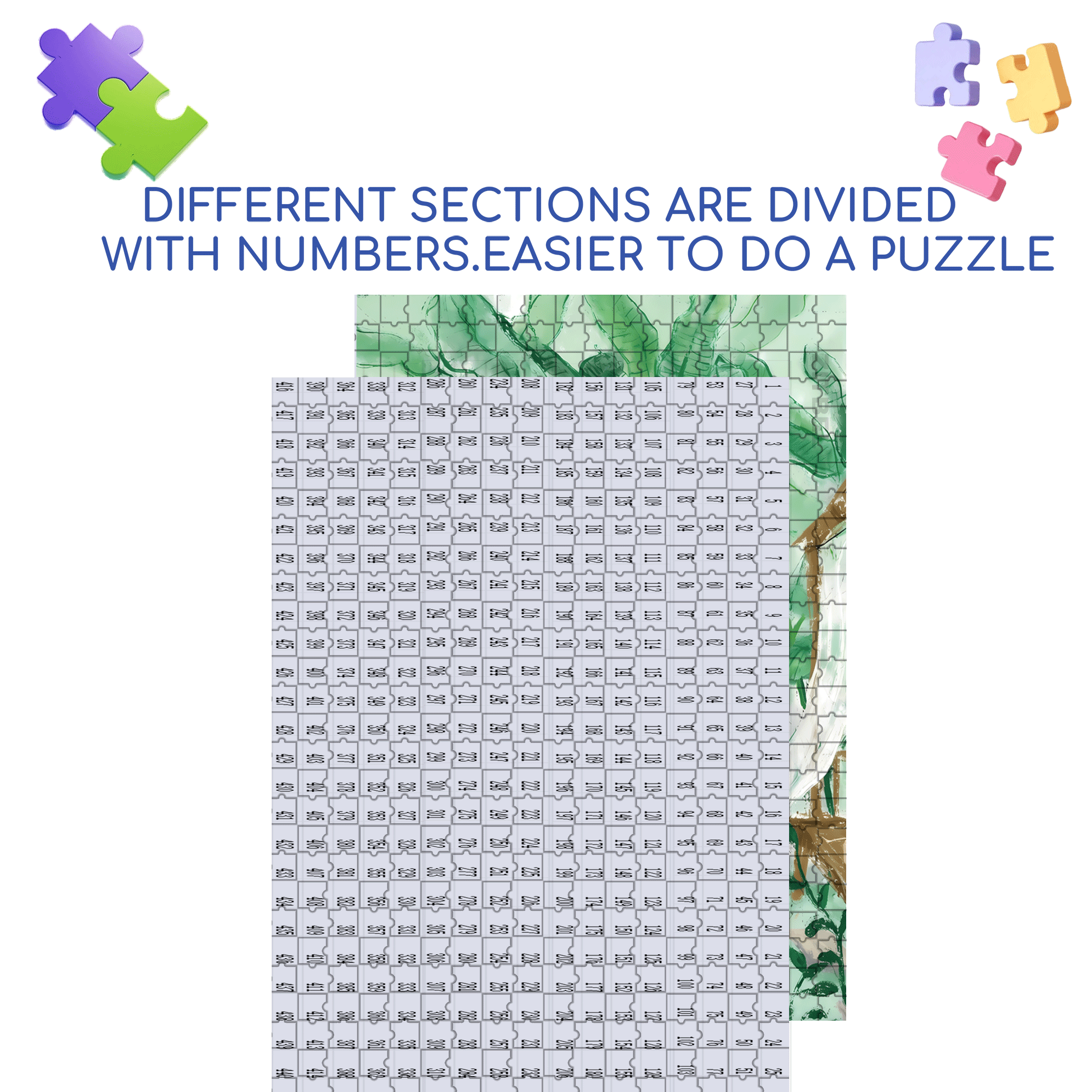 Under The Banana Tree 500pcs/1000pcs Jigsaw Puzzle, Scratch-Resistant, Interactive Family Game & Brain-Boosting DIY Decor, Perfect for Halloween, Christmas & New Year Gifts, Family Puzzle Game