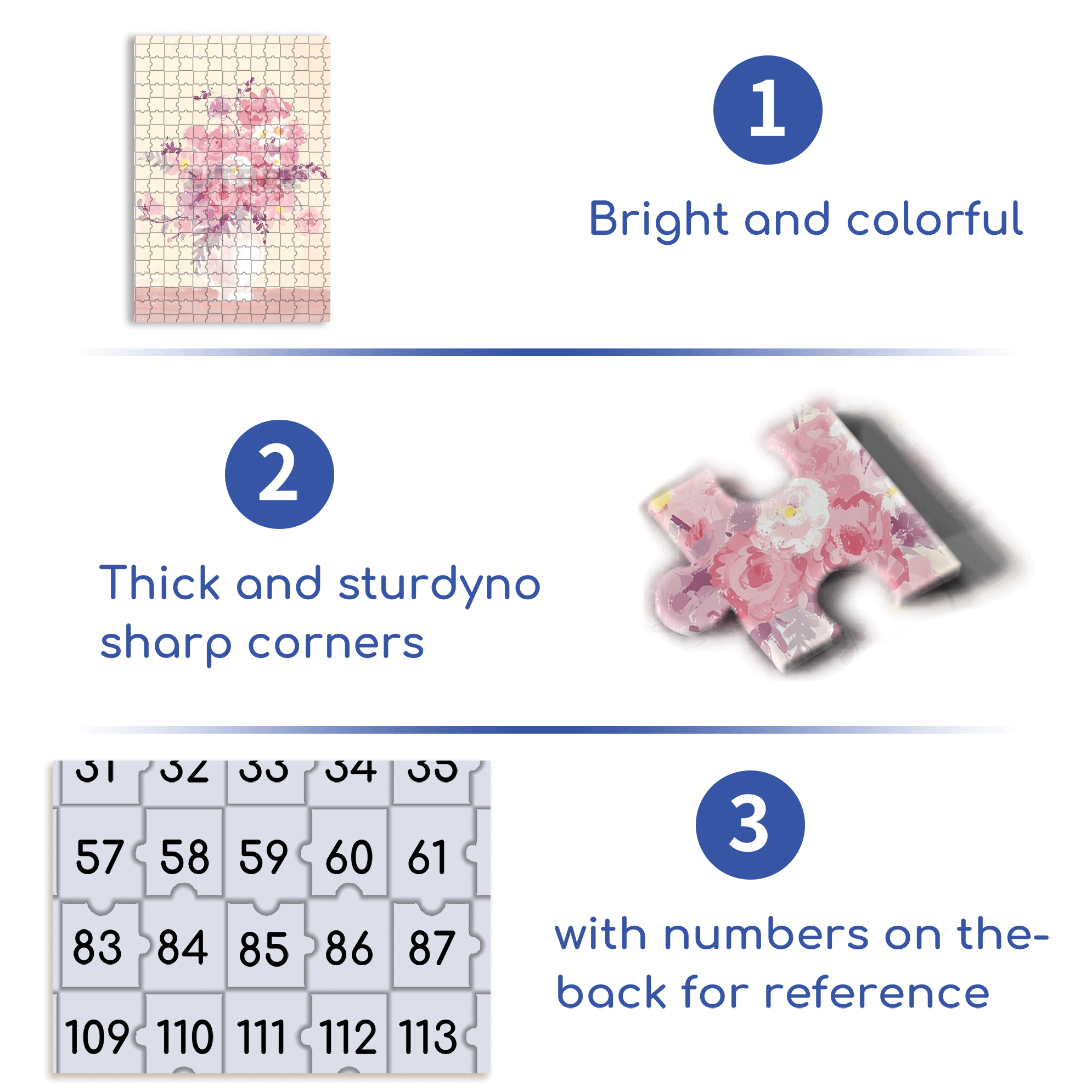 Valentine's Day Thoughts 500pcs/1000pcs Jigsaw Puzzle, Scratch-Resistant, Interactive Family Game & Brain-Boosting DIY Decor, Perfect for Halloween, Christmas & New Year Gifts, Family Puzzle Game