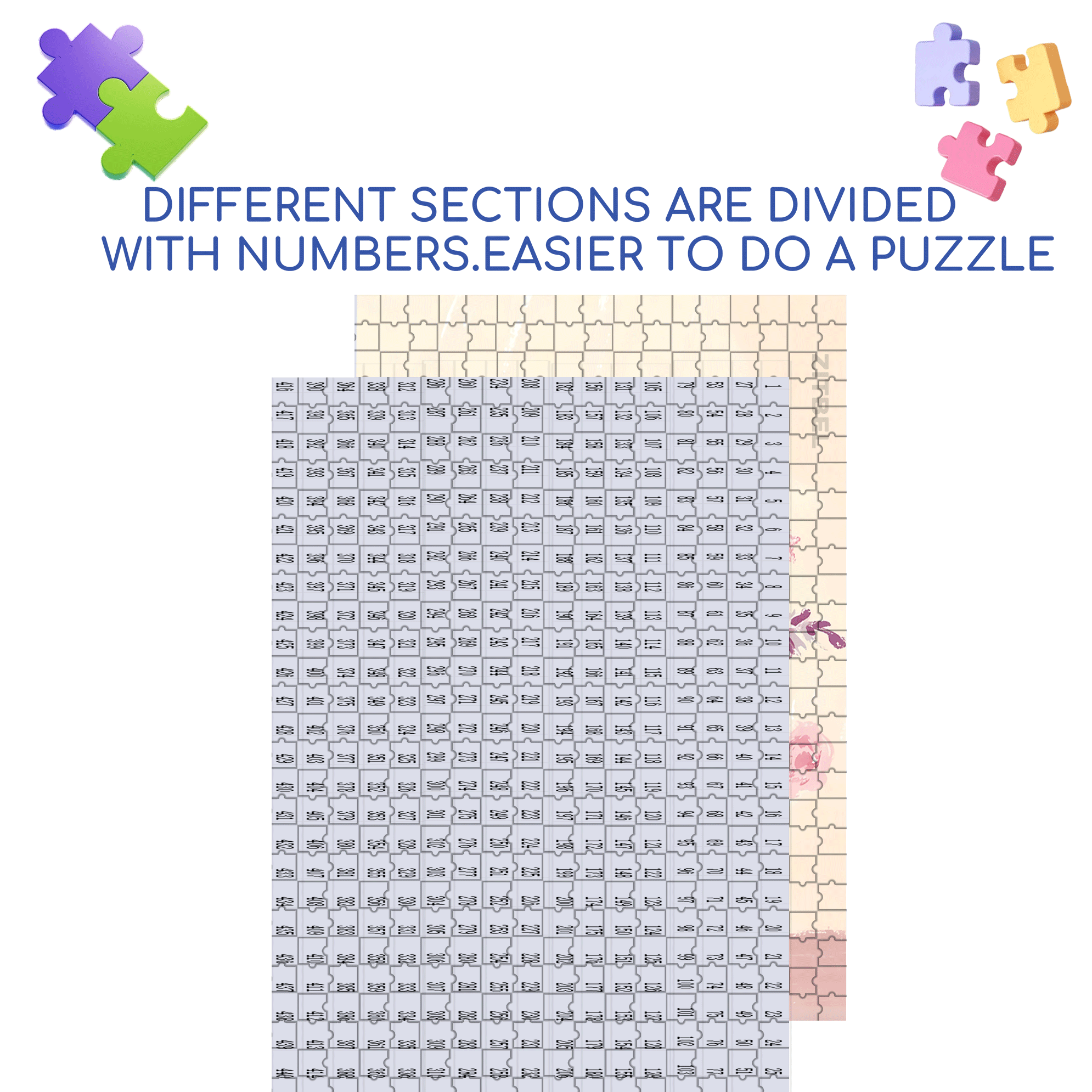Valentine's Day Thoughts 500pcs/1000pcs Jigsaw Puzzle, Scratch-Resistant, Interactive Family Game & Brain-Boosting DIY Decor, Perfect for Halloween, Christmas & New Year Gifts, Family Puzzle Game