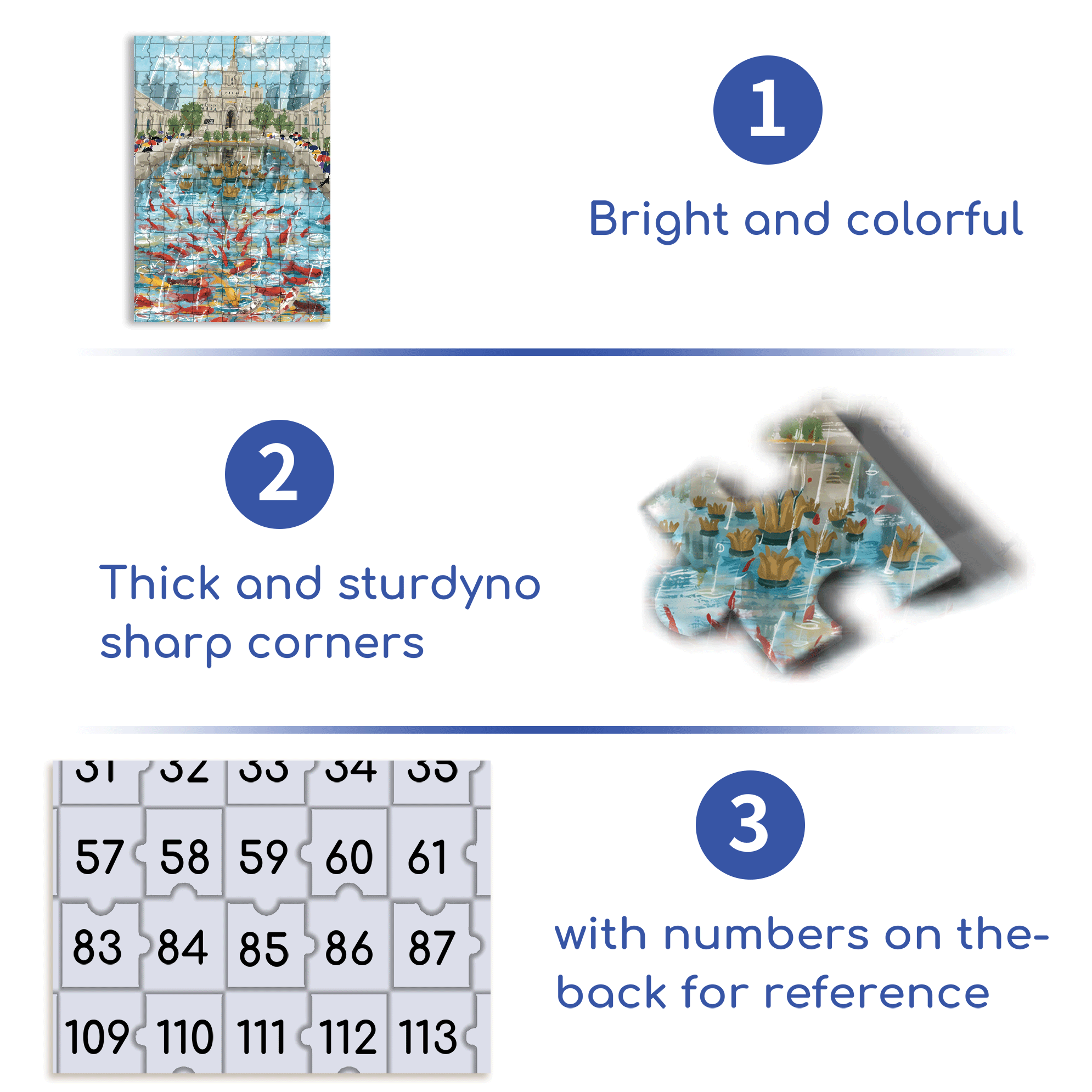 Watching Fish On Rainy Days 500pcs/1000pcs Jigsaw Puzzle, Scratch-Resistant, Interactive Family Game & Brain-Boosting DIY Decor, Perfect for Halloween, Christmas & New Year Gifts, Family Puzzle Game