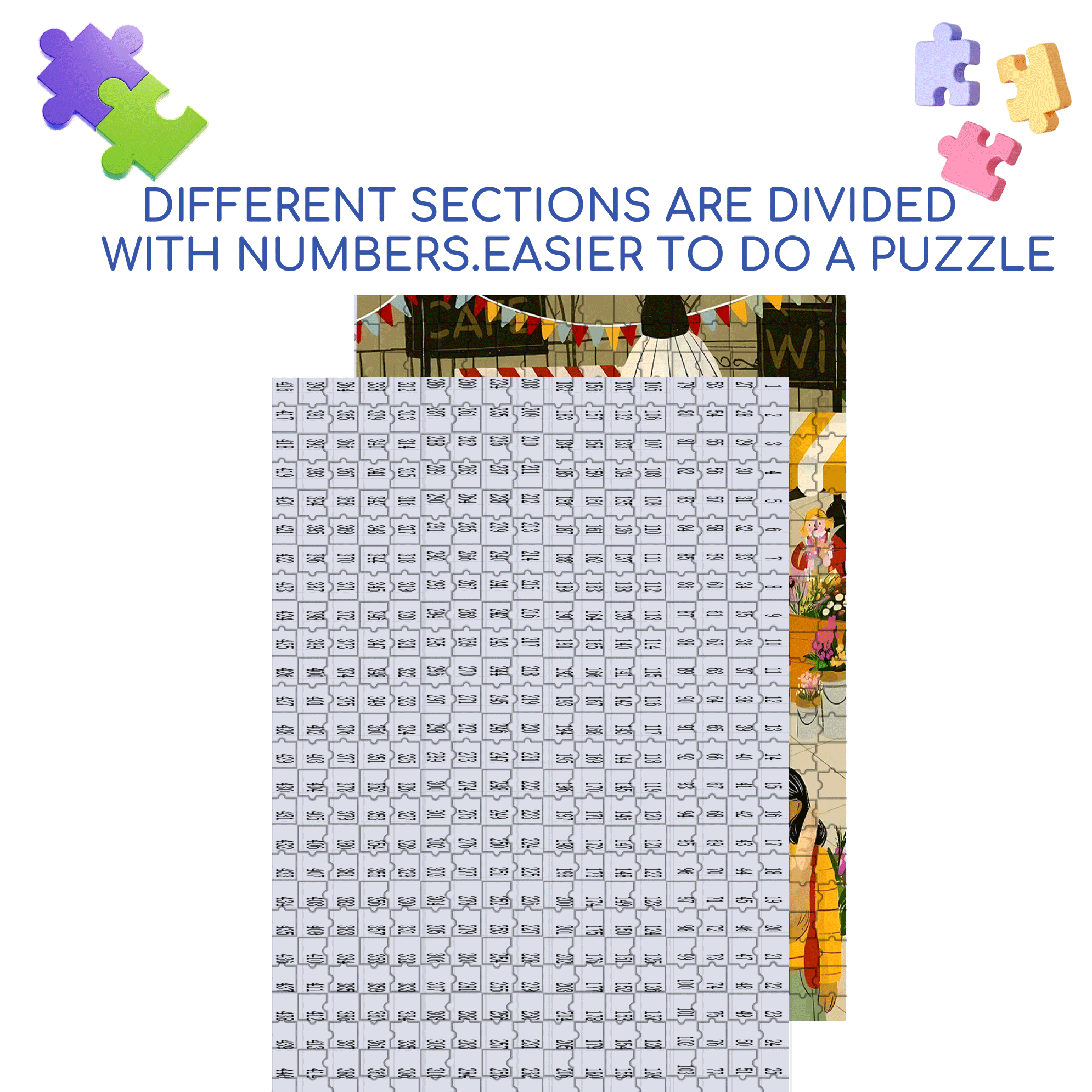 A Great Weekend Destination 12 500pcs/1000pcs Jigsaw Puzzle, Scratch-Resistant, Interactive Family Game & Brain-Boosting DIY Decor, Perfect for Halloween, Christmas & New Year Gifts, Family Puzzle Game