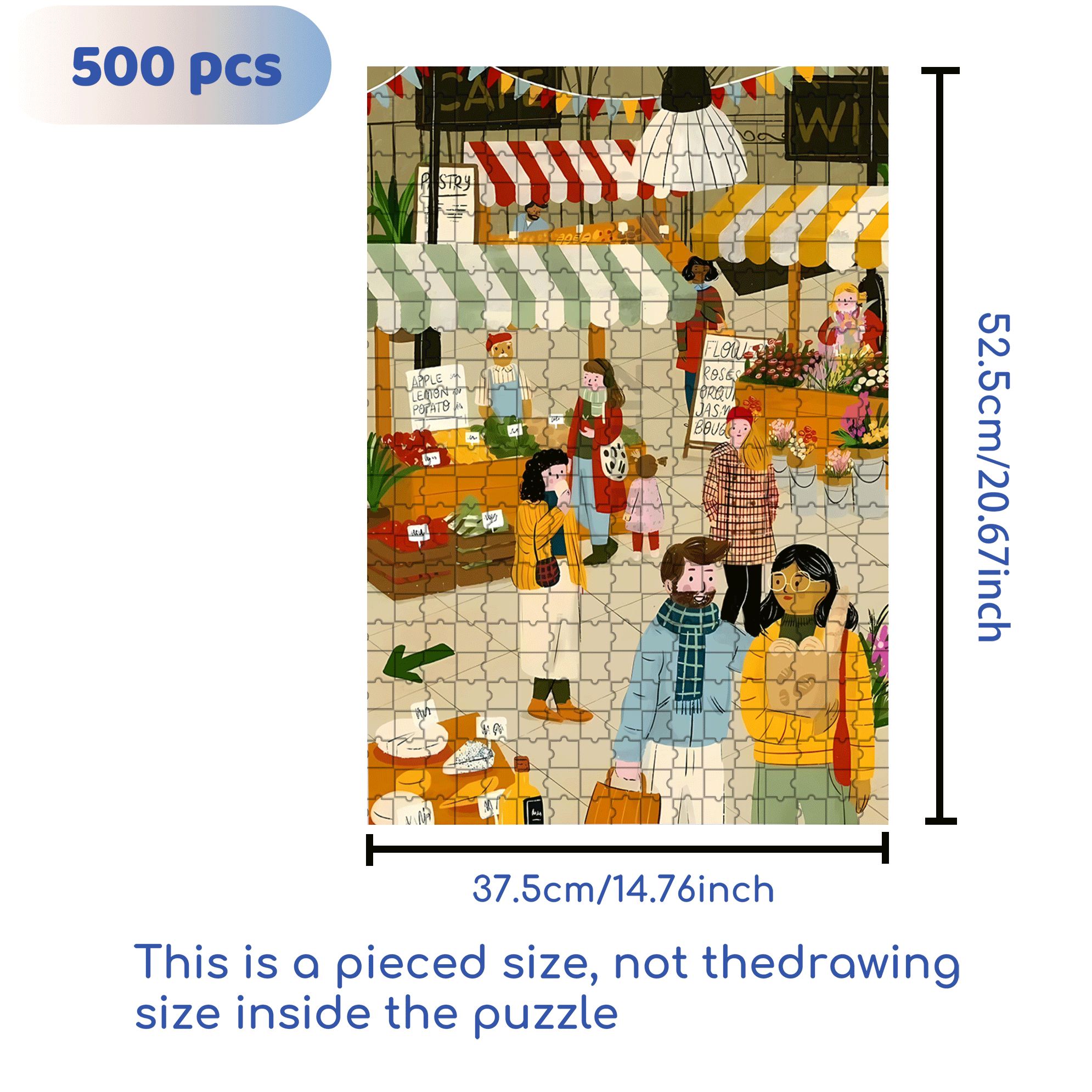 A Great Weekend Destination 12 500pcs/1000pcs Jigsaw Puzzle, Scratch-Resistant, Interactive Family Game & Brain-Boosting DIY Decor, Perfect for Halloween, Christmas & New Year Gifts, Family Puzzle Game