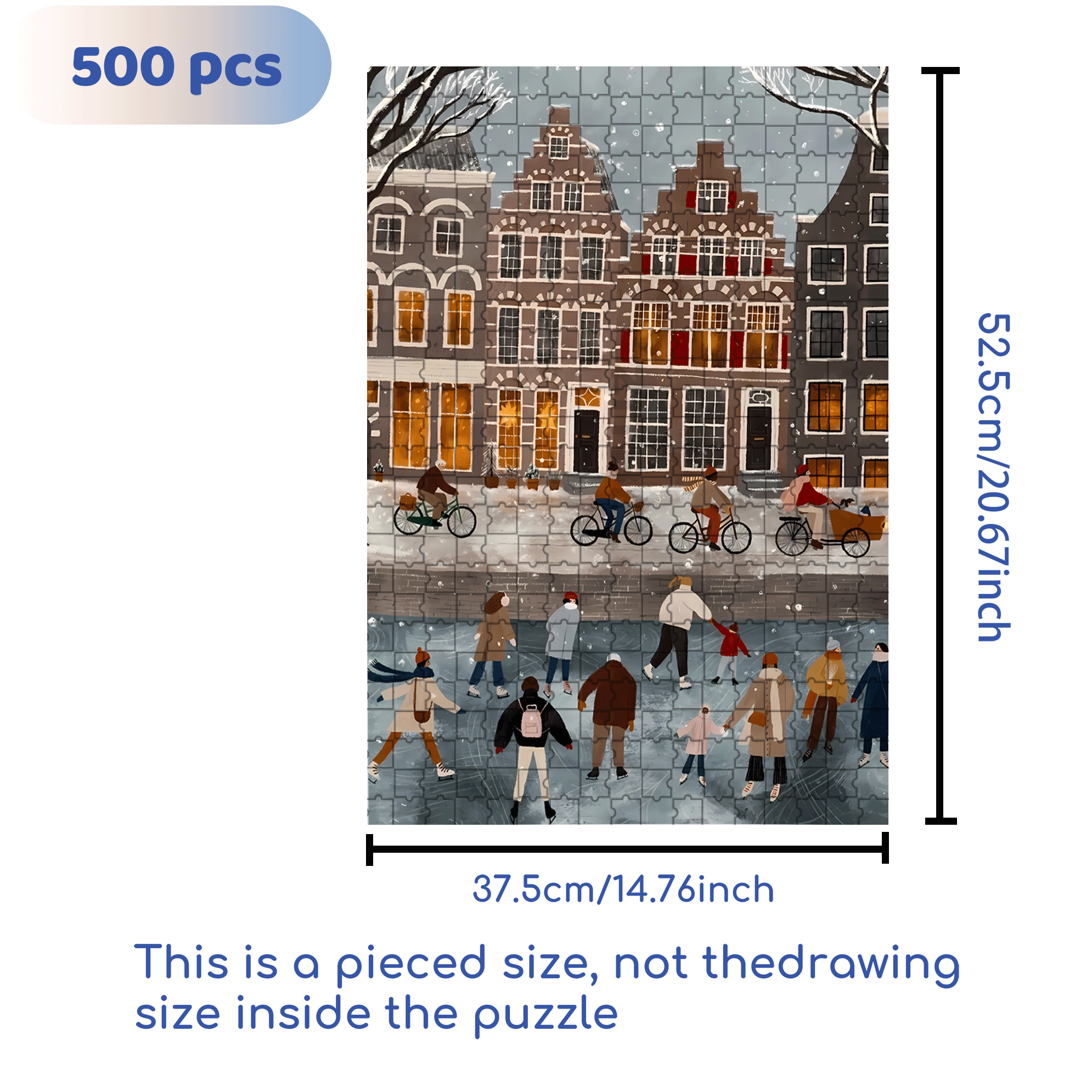 A Great Weekend Destination 2 500pcs/1000pcs Jigsaw Puzzle, Scratch-Resistant, Interactive Family Game & Brain-Boosting DIY Decor, Perfect for Halloween, Christmas & New Year Gifts, Family Puzzle Game