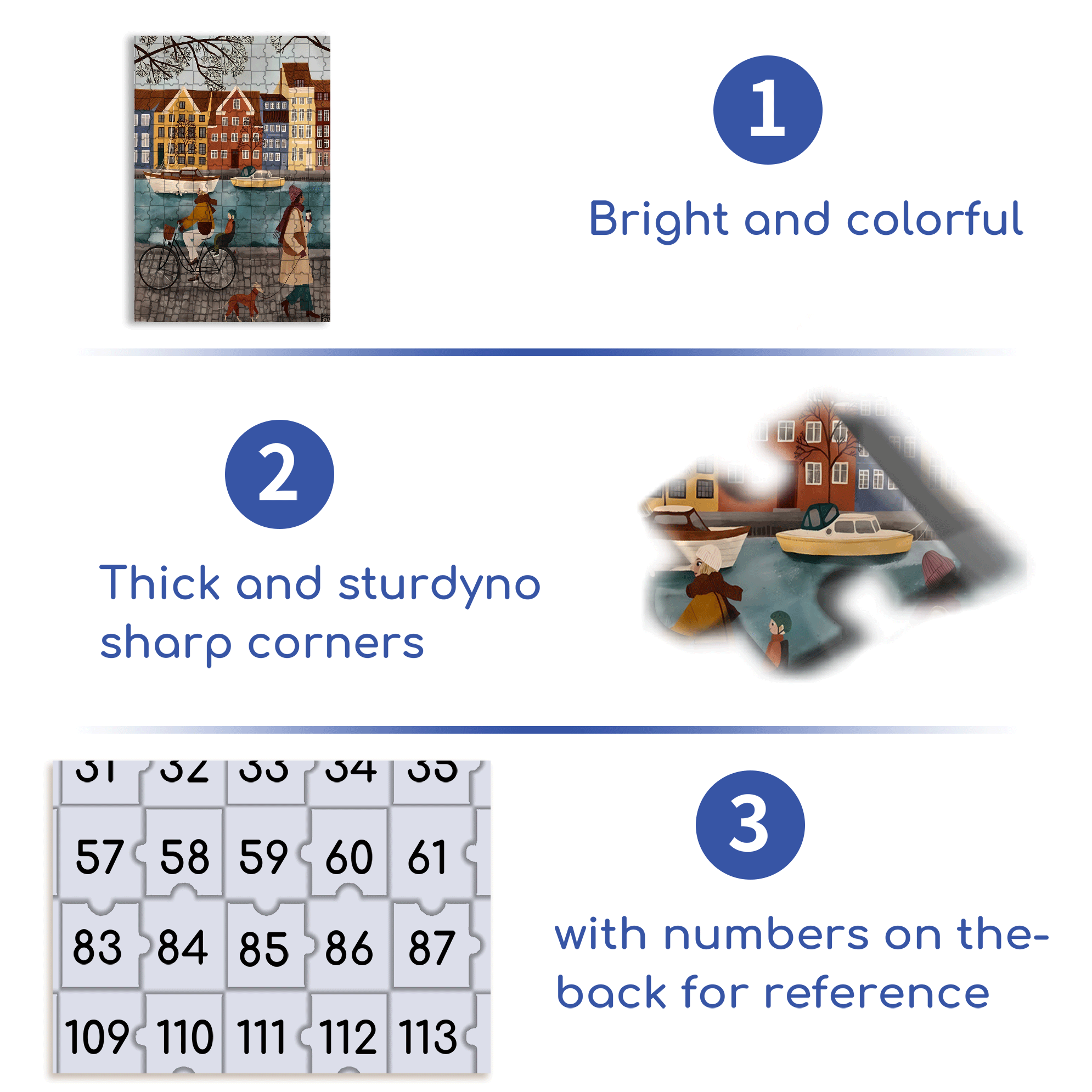 A Great Weekend Destination 3 500pcs/1000pcs Jigsaw Puzzle, Scratch-Resistant, Interactive Family Game & Brain-Boosting DIY Decor, Perfect for Halloween, Christmas & New Year Gifts, Family Puzzle Game