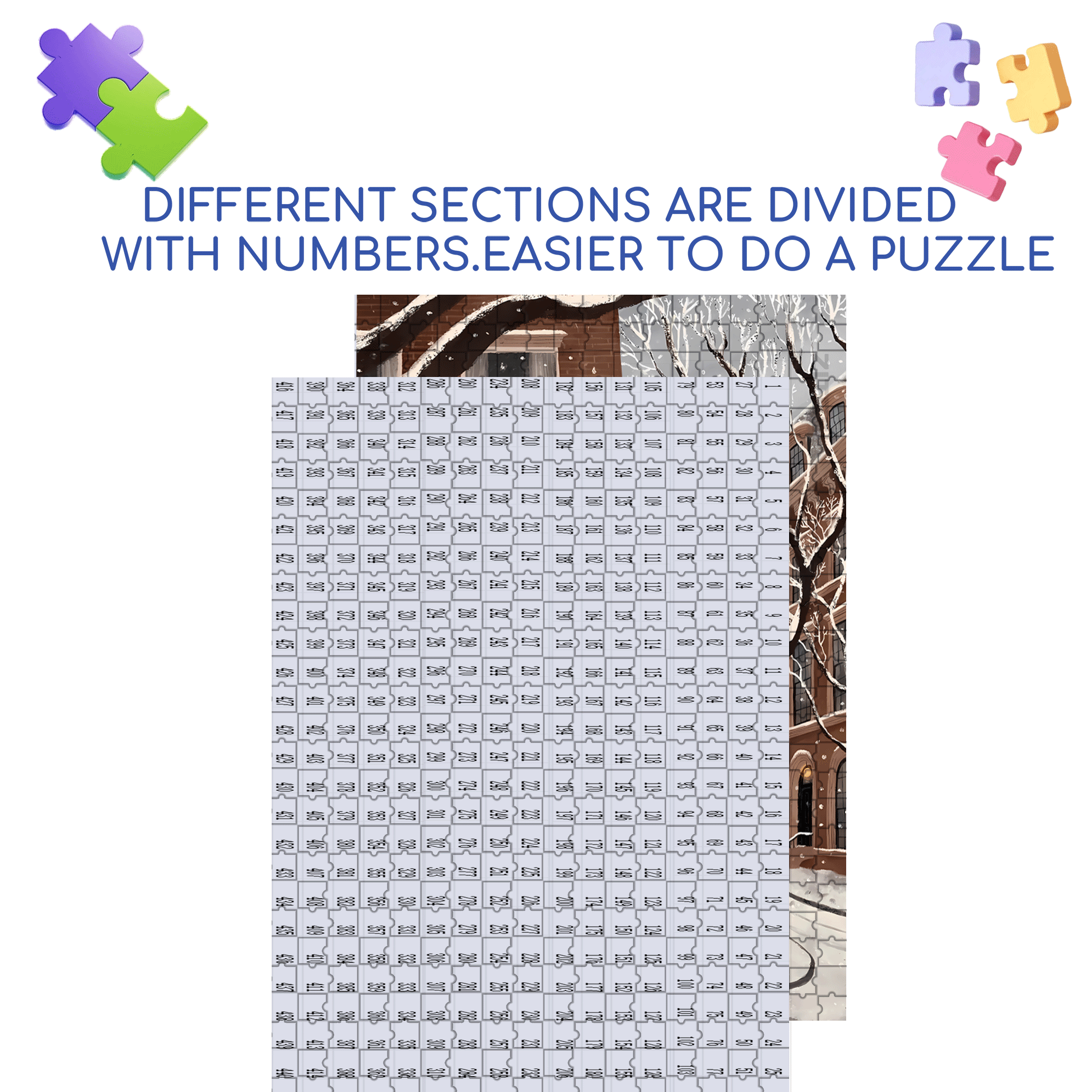 A Great Weekend Destination 4 500pcs/1000pcs Jigsaw Puzzle, Scratch-Resistant, Interactive Family Game & Brain-Boosting DIY Decor, Perfect for Halloween, Christmas & New Year Gifts, Family Puzzle Game