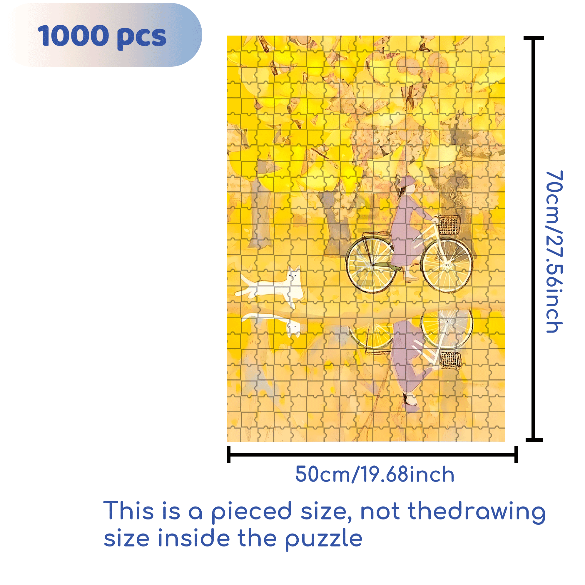 A Great Weekend Destination 6 500pcs/1000pcs Jigsaw Puzzle, Scratch-Resistant, Interactive Family Game & Brain-Boosting DIY Decor, Perfect for Halloween, Christmas & New Year Gifts, Family Puzzle Game