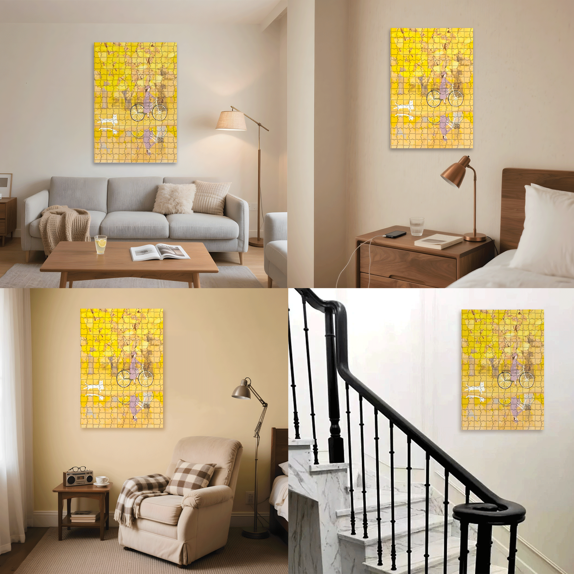 A Great Weekend Destination 6 500pcs/1000pcs Jigsaw Puzzle, Scratch-Resistant, Interactive Family Game & Brain-Boosting DIY Decor, Perfect for Halloween, Christmas & New Year Gifts, Family Puzzle Game