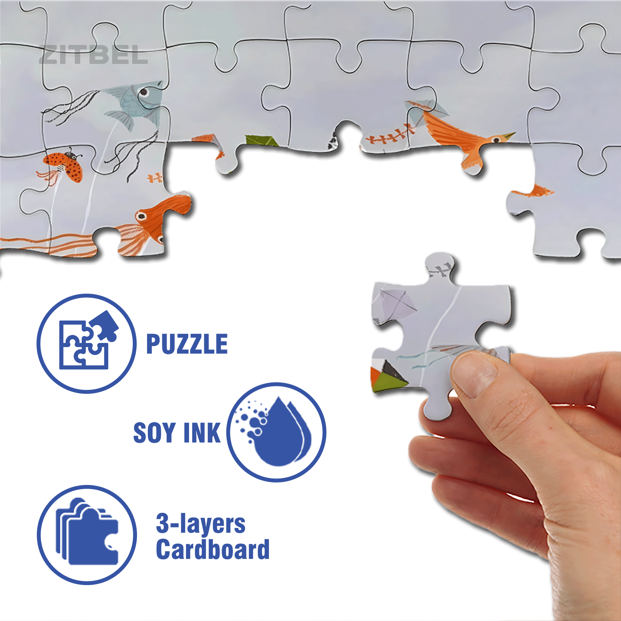 A Great Weekend Destination 7 500pcs/1000pcs Jigsaw Puzzle, Scratch-Resistant, Interactive Family Game & Brain-Boosting DIY Decor, Perfect for Halloween, Christmas & New Year Gifts, Family Puzzle Game