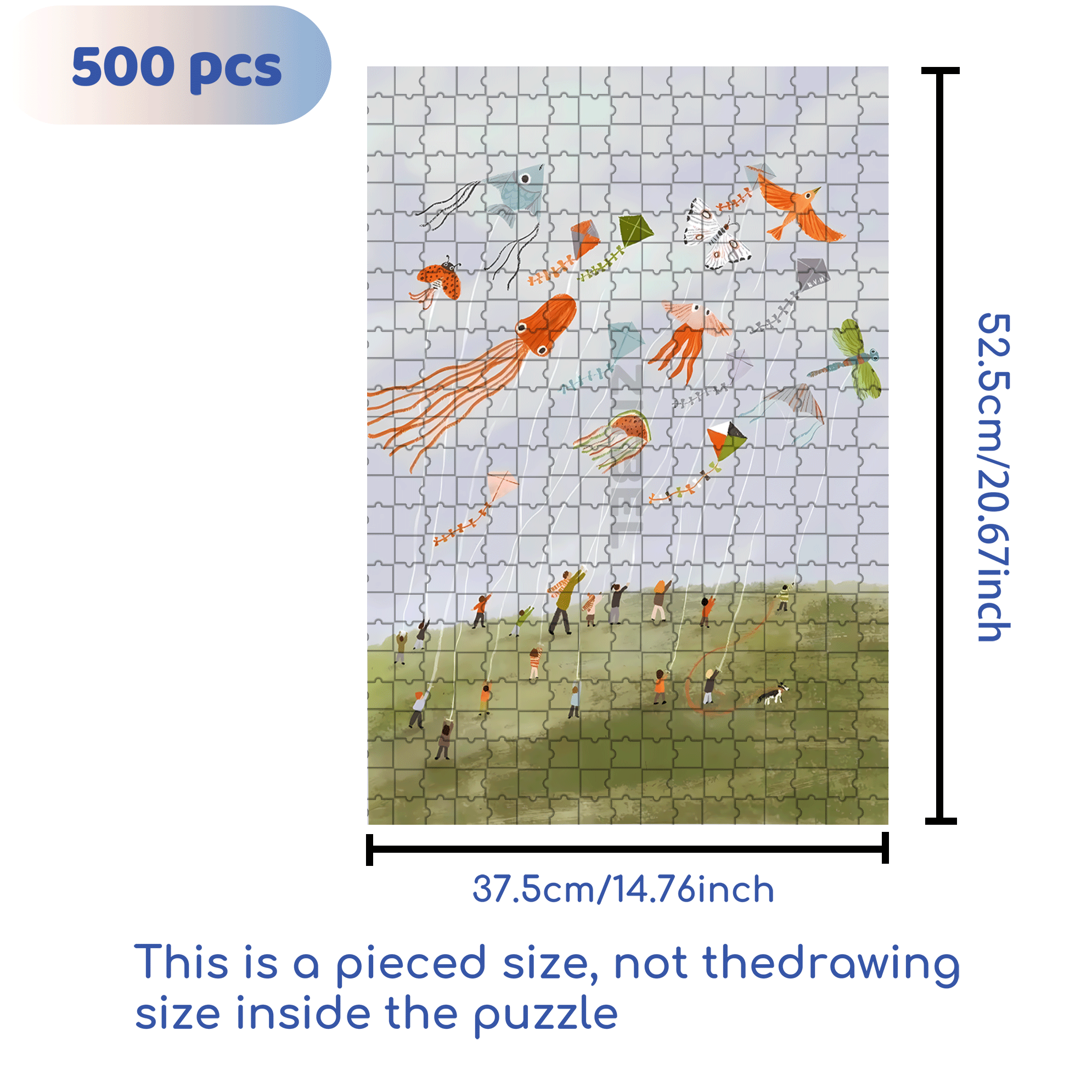 A Great Weekend Destination 7 500pcs/1000pcs Jigsaw Puzzle, Scratch-Resistant, Interactive Family Game & Brain-Boosting DIY Decor, Perfect for Halloween, Christmas & New Year Gifts, Family Puzzle Game