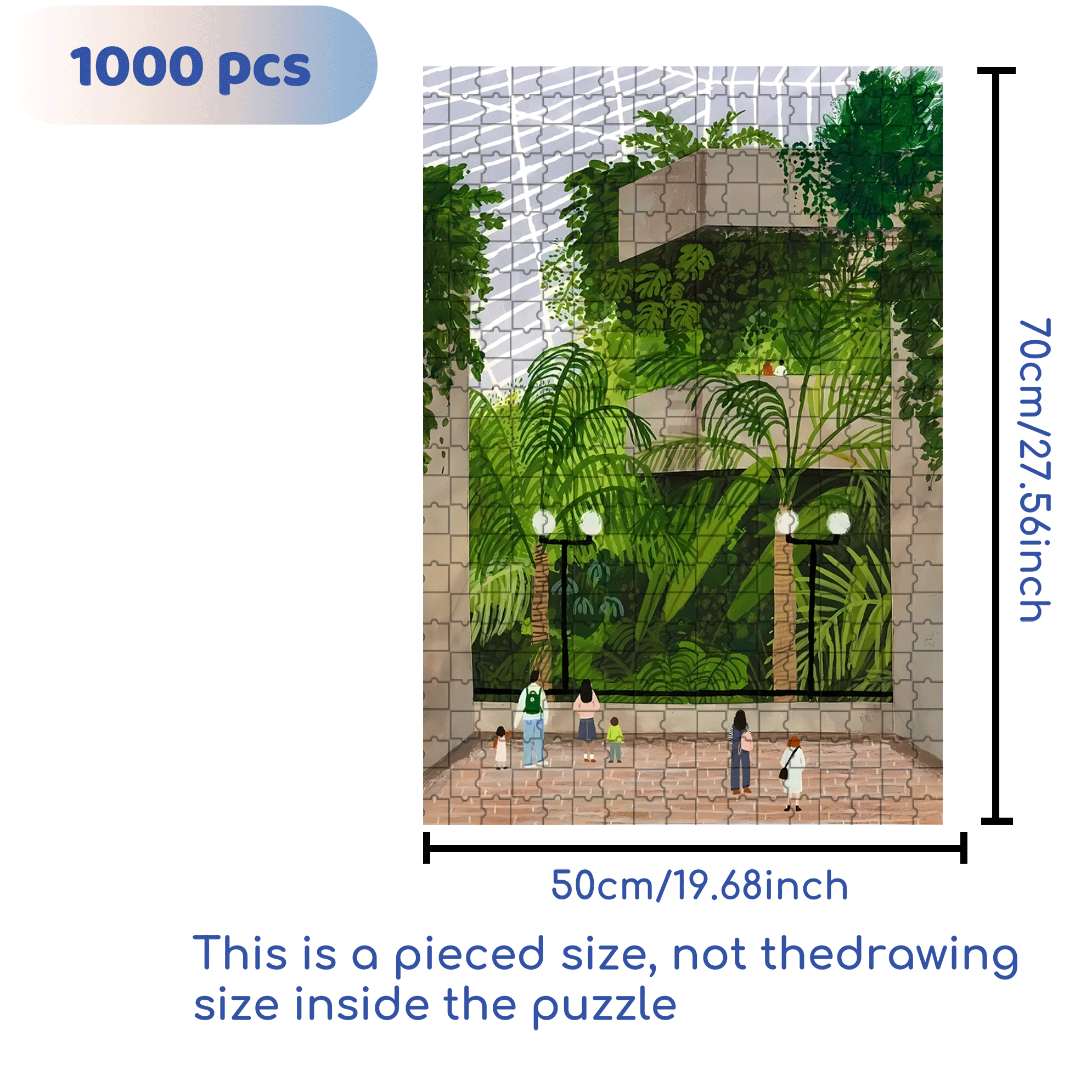 A Great Weekend Destination 500pcs/1000pcs Jigsaw Puzzle, Scratch-Resistant, Interactive Family Game & Brain-Boosting DIY Decor, Perfect for Halloween, Christmas & New Year Gifts, Family Puzzle Game