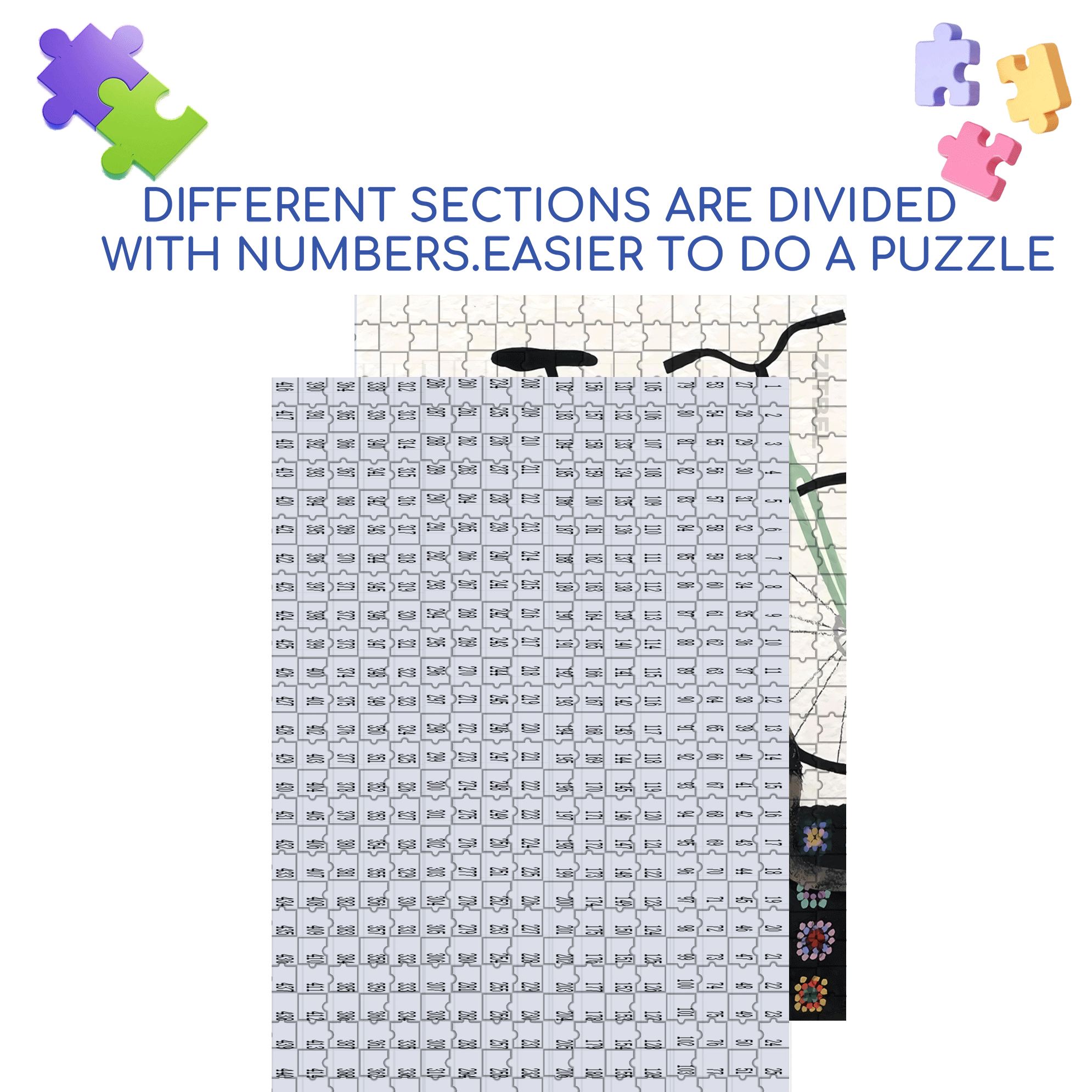 Animal Friends 13 500pcs/1000pcs Jigsaw Puzzle, Scratch-Resistant, Interactive Family Game & Brain-Boosting DIY Decor, Perfect for Halloween, Christmas & New Year Gifts, Family Puzzle Game