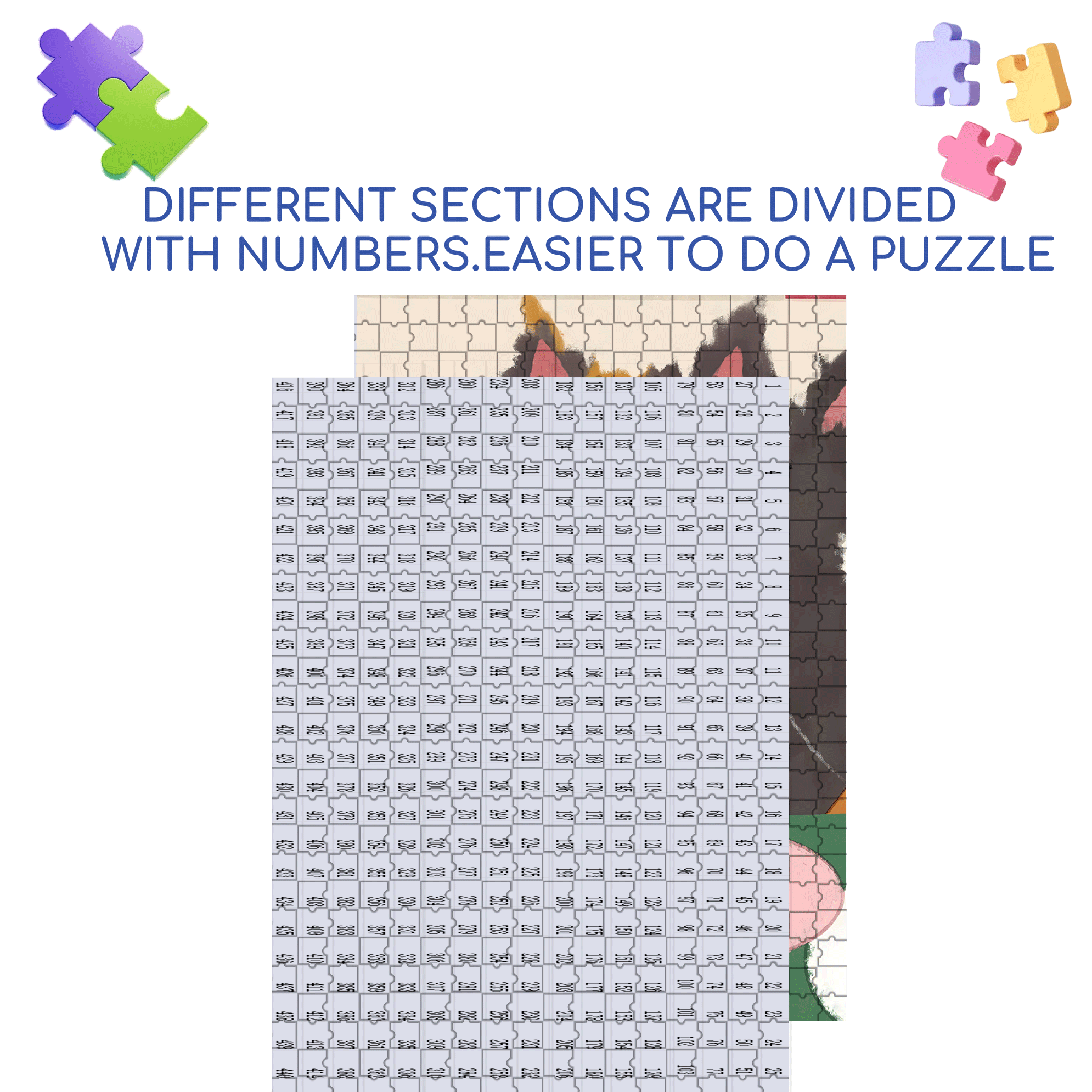 Animal Friends 3 500pcs/1000pcs Jigsaw Puzzle, Scratch-Resistant, Interactive Family Game & Brain-Boosting DIY Decor, Perfect for Halloween, Christmas & New Year Gifts, Family Puzzle Game