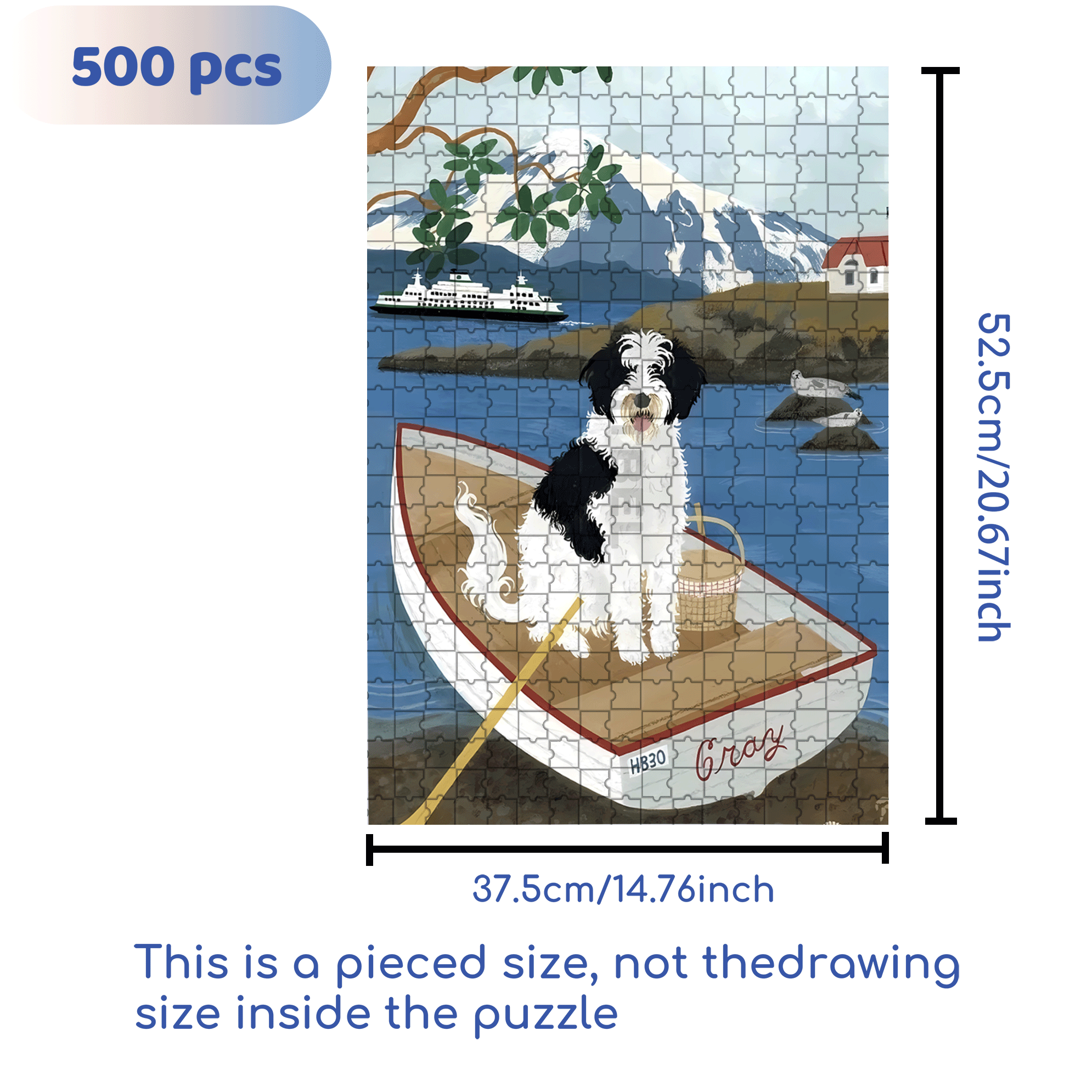 Animal Friends 9 500pcs/1000pcs Jigsaw Puzzle, Scratch-Resistant, Interactive Family Game & Brain-Boosting DIY Decor, Perfect for Halloween, Christmas & New Year Gifts, Family Puzzle Game