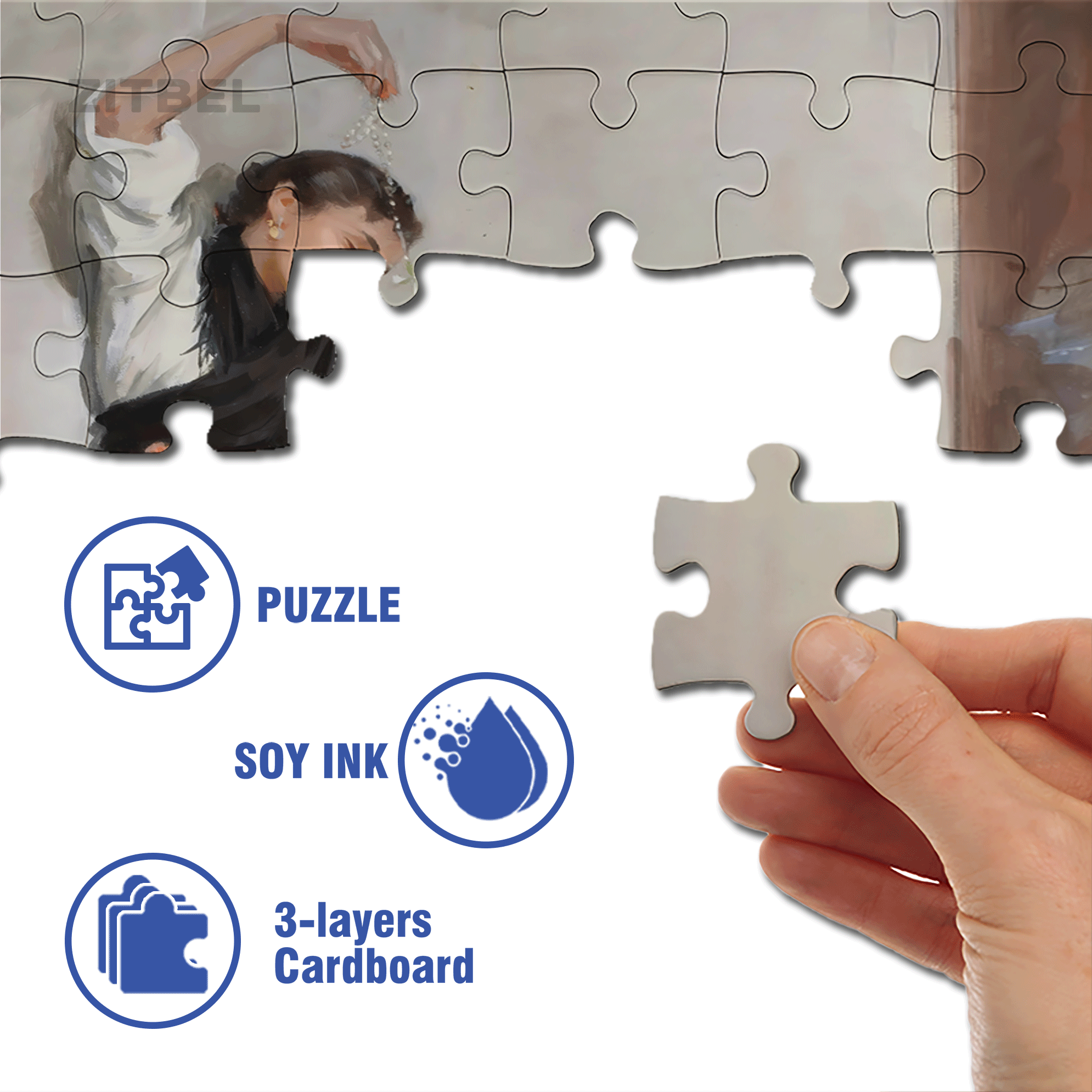 Becoming A Mother 2 500pcs/1000pcs Jigsaw Puzzle, Scratch-Resistant, Interactive Family Game & Brain-Boosting DIY Decor, Perfect for Halloween, Christmas & New Year Gifts, Family Puzzle Game