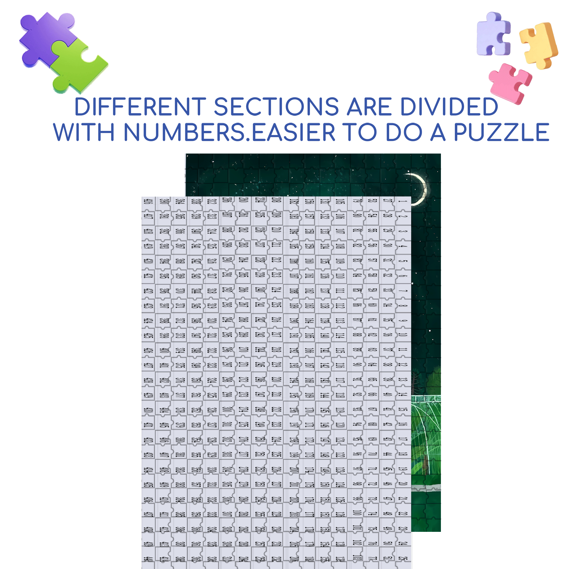 Experience The Tranquility And Profundity Of Nature 3 500pcs/1000pcs Jigsaw Puzzle, Scratch-Resistant, Interactive Family Game & Brain-Boosting DIY Decor, Perfect for Halloween, Christmas & New Year Gifts, Family Puzzle Game