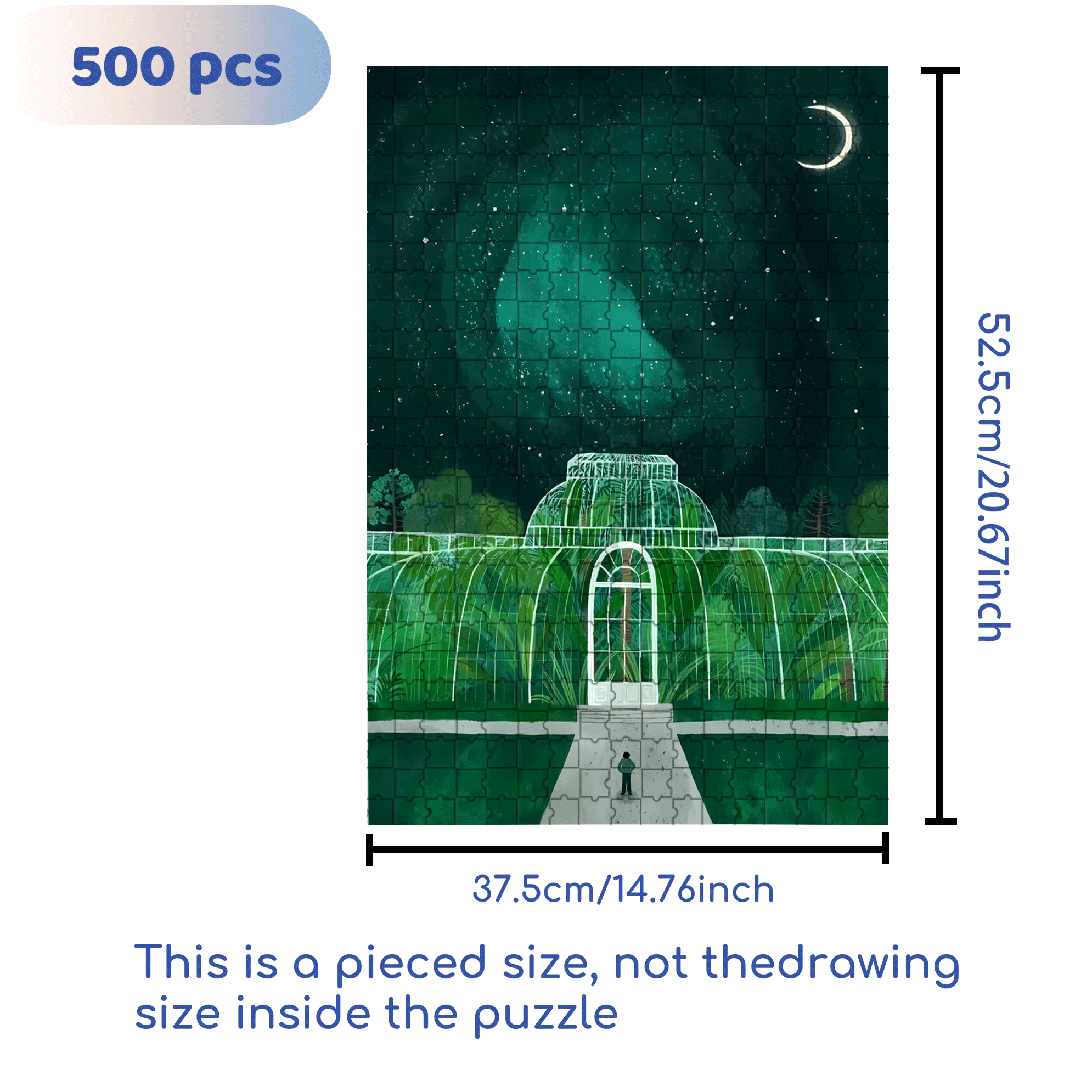 Experience The Tranquility And Profundity Of Nature 3 500pcs/1000pcs Jigsaw Puzzle, Scratch-Resistant, Interactive Family Game & Brain-Boosting DIY Decor, Perfect for Halloween, Christmas & New Year Gifts, Family Puzzle Game